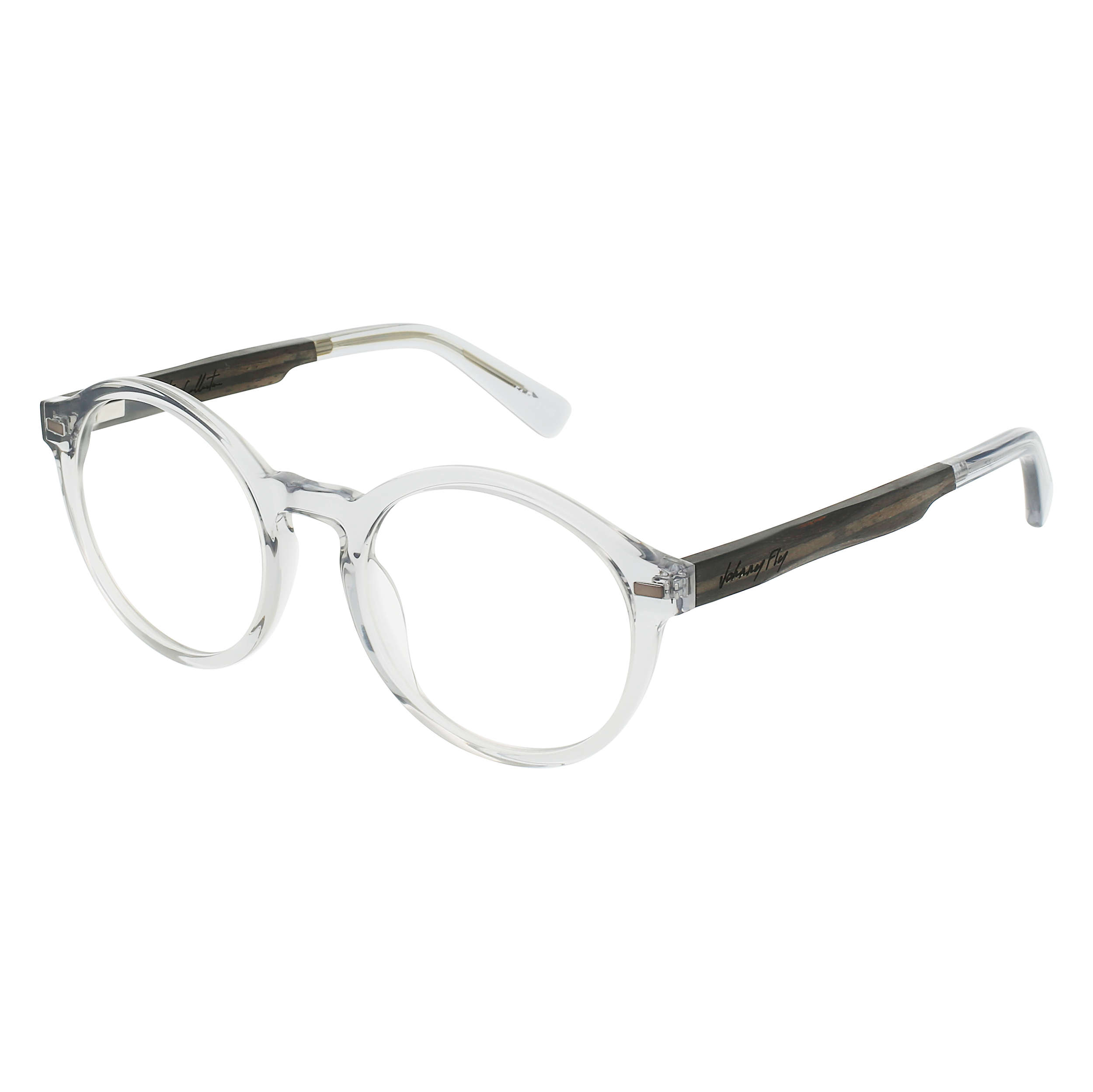 UFO Eyeglasses Frame - Tinted Crystal- Johnny Fly | UFO-TCRY-RX-BWAL | | #color_tinted-crystal