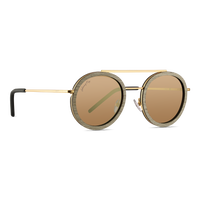 RIKER - Gold - Sunglasses - Johnny Fly Eyewear | #color_gold-grey