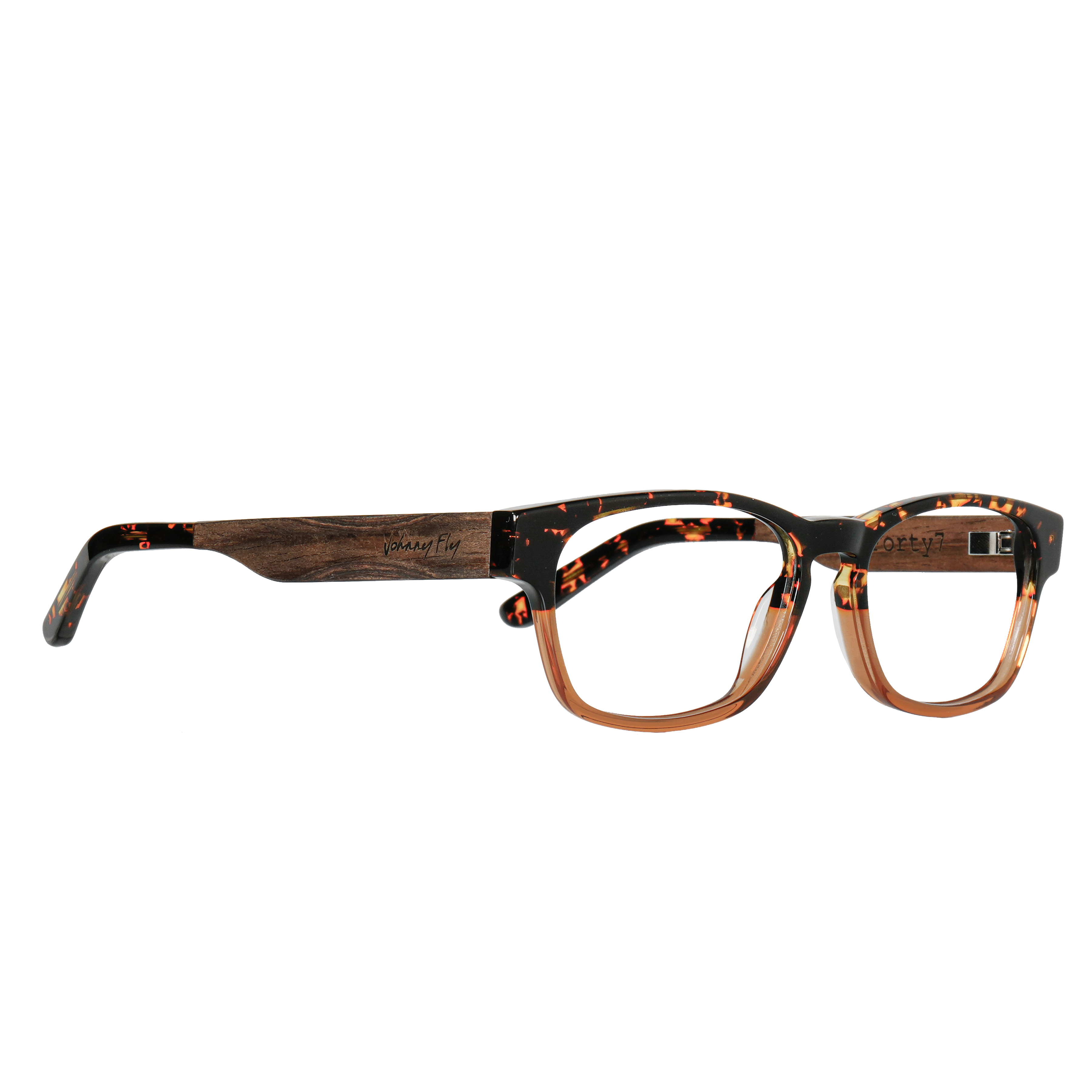 7FORTY7 - Amber Tortoise - Eyeglasses Frame - Johnny Fly Eyewear | #color_amber-tortoise