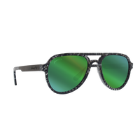 Johnny Fly Apache 8-Bit / Green Reflect Polarized Sunglasses | #color_8-bit