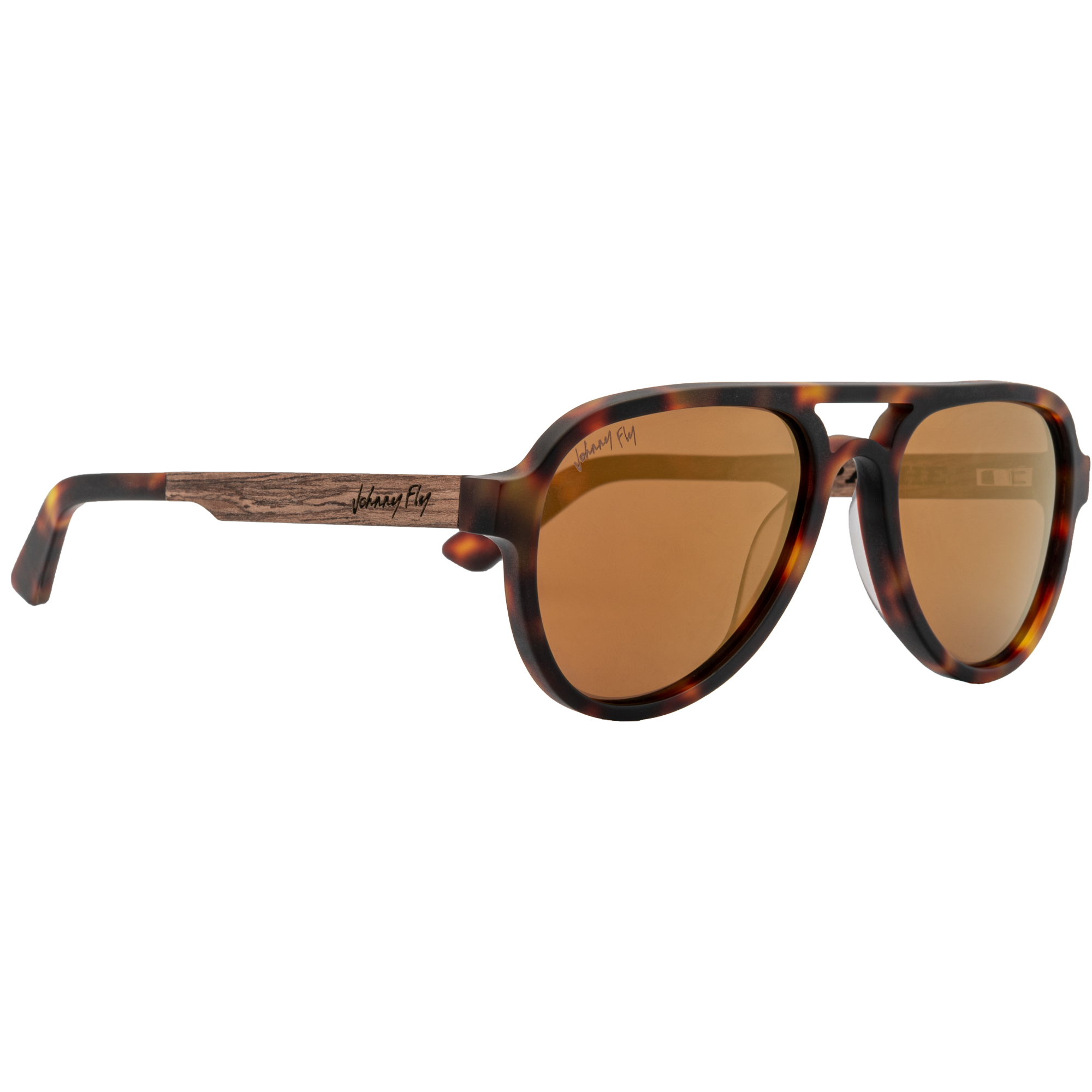 APACHE - Matte Classic Tortoise - Sunglasses - Johnny Fly Eyewear | 