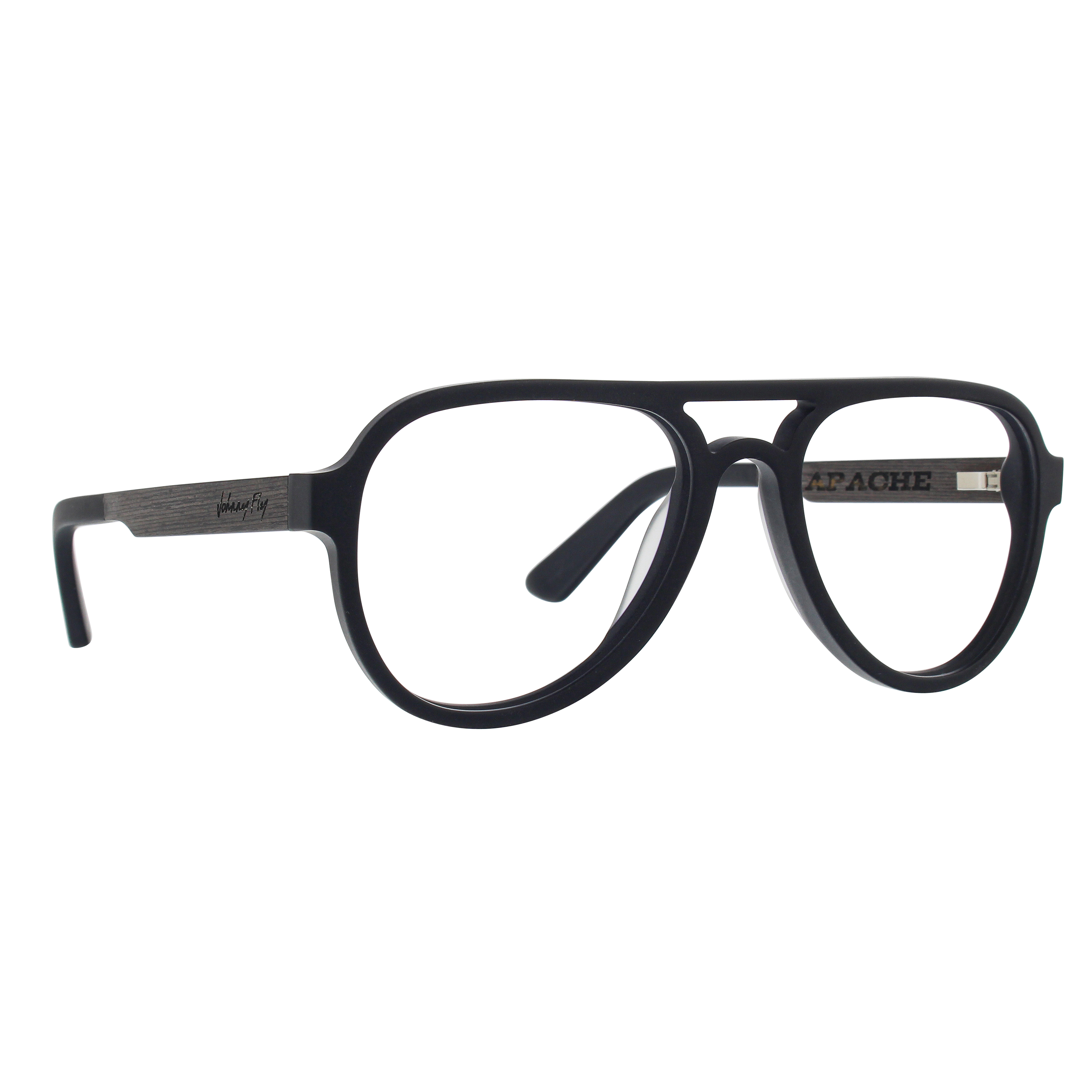 APACHE Frame - Matte Black - Eyeglasses Frame - Johnny Fly Eyewear | #color_matte-black