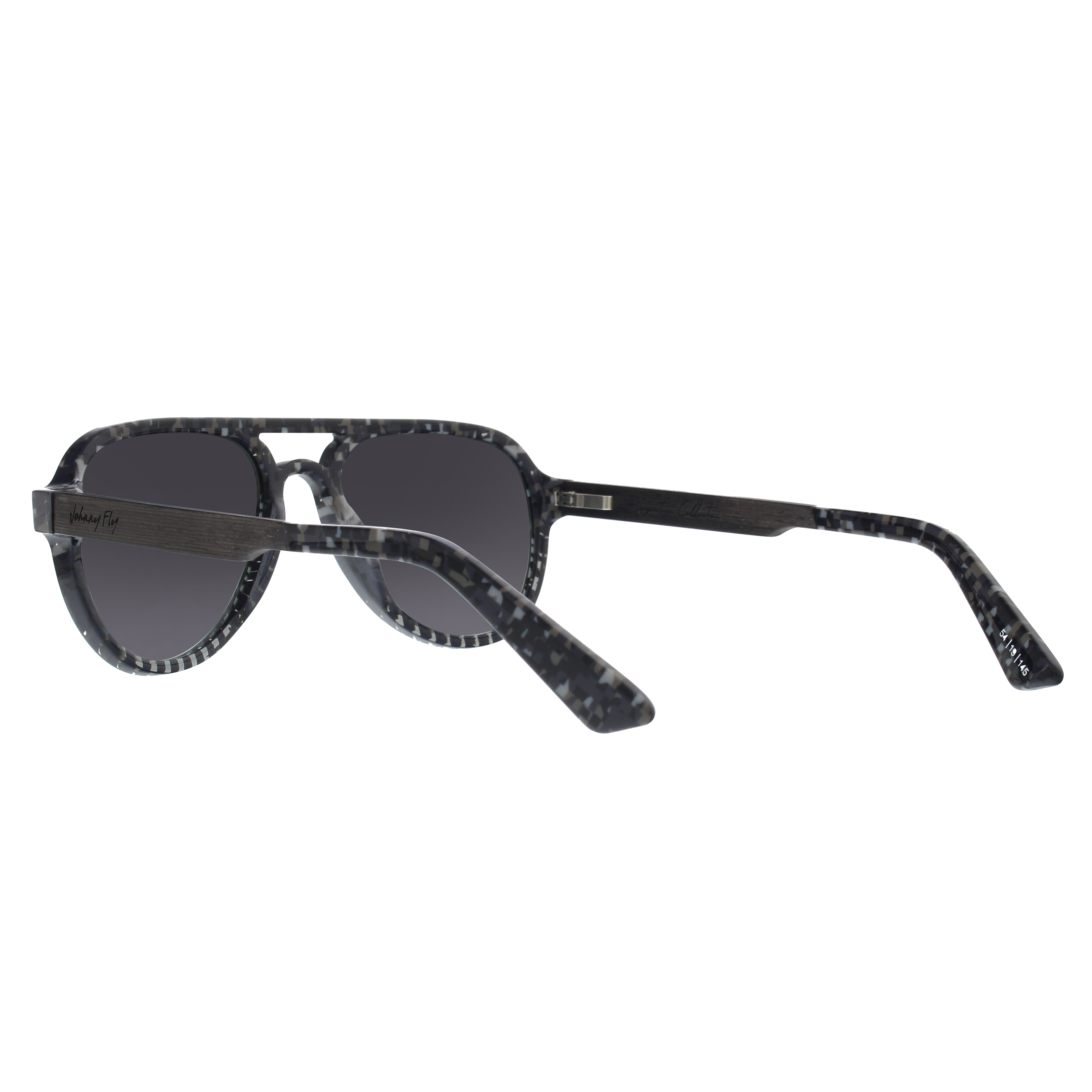 Johnny Fly Apache 8-Bit / Smoke Gradient Polarized Sunglasses | 