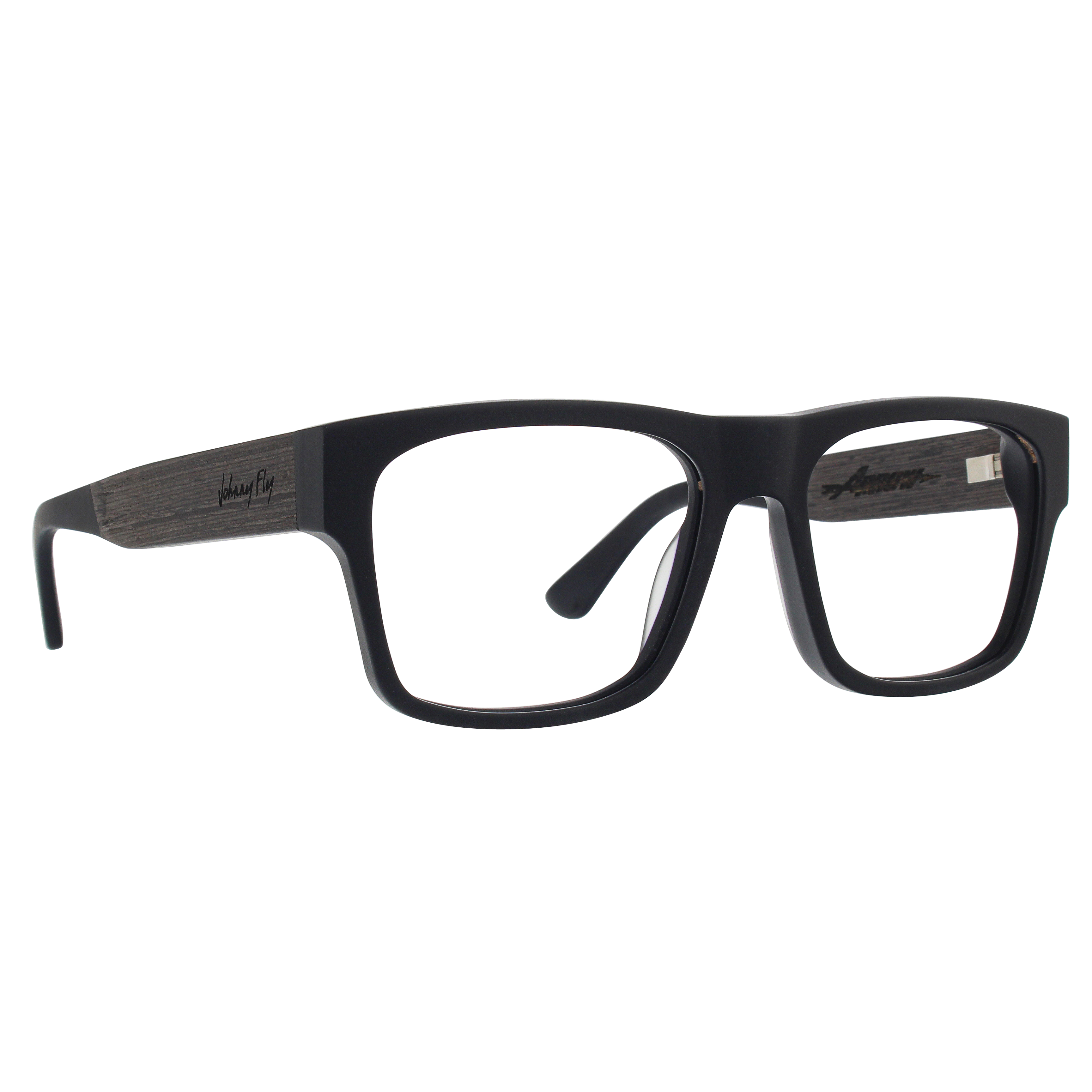 ARROW Frame - Matte Black - Eyeglasses Frame - Johnny Fly Eyewear