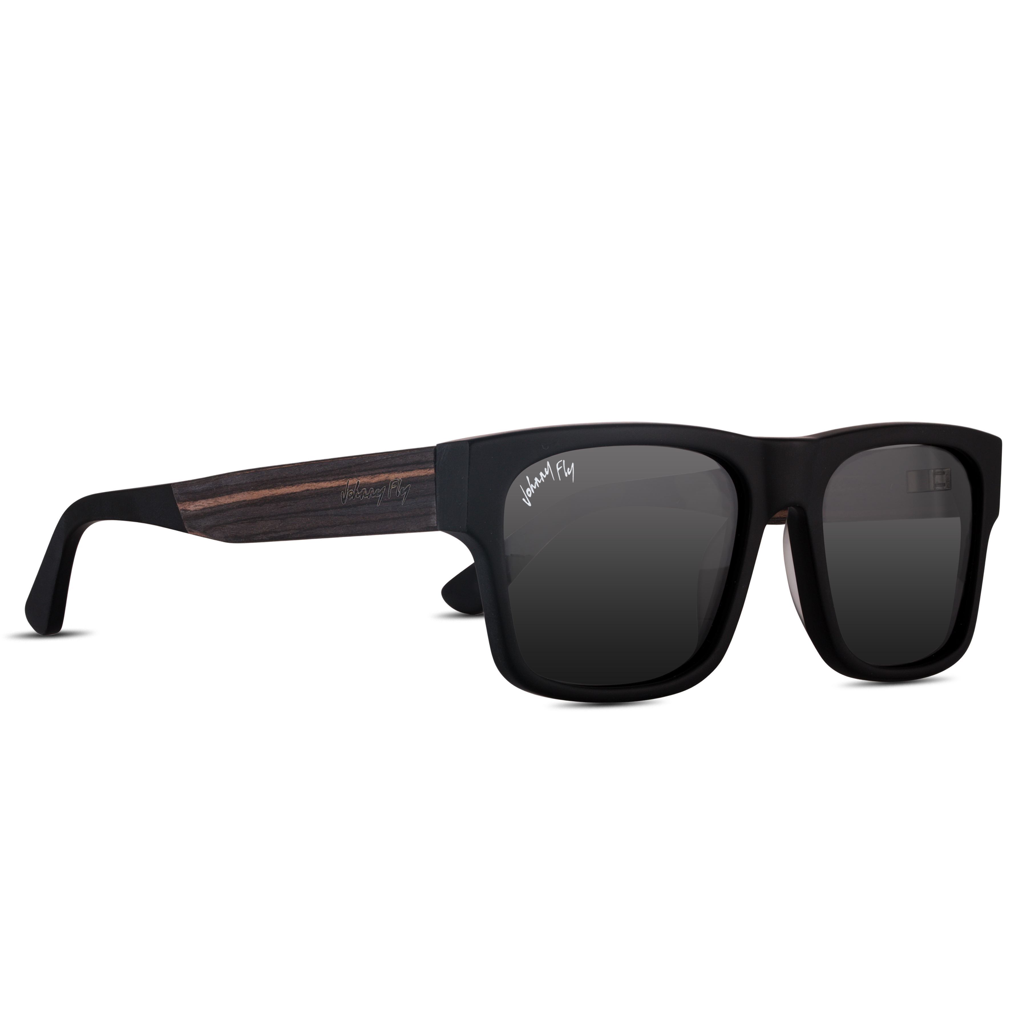 ARROW - Matte Black - Sunglasses - Johnny Fly Eyewear | 