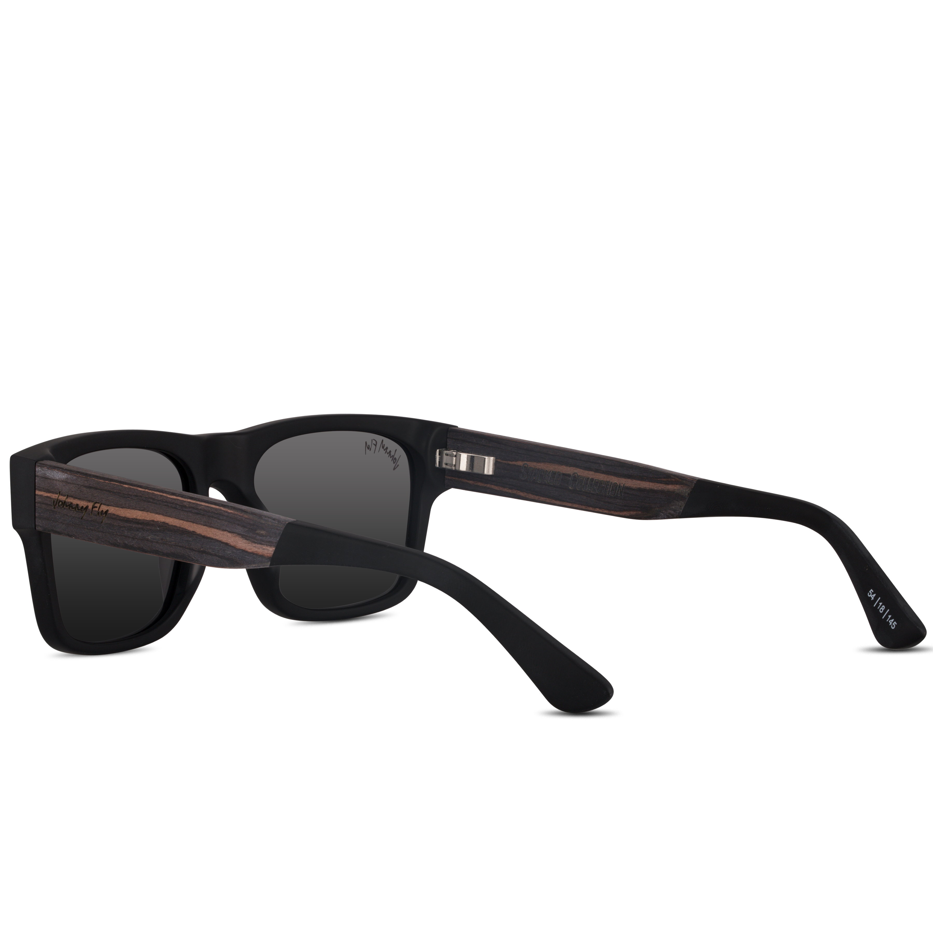 ARROW - Matte Black - Sunglasses - Johnny Fly Eyewear | 