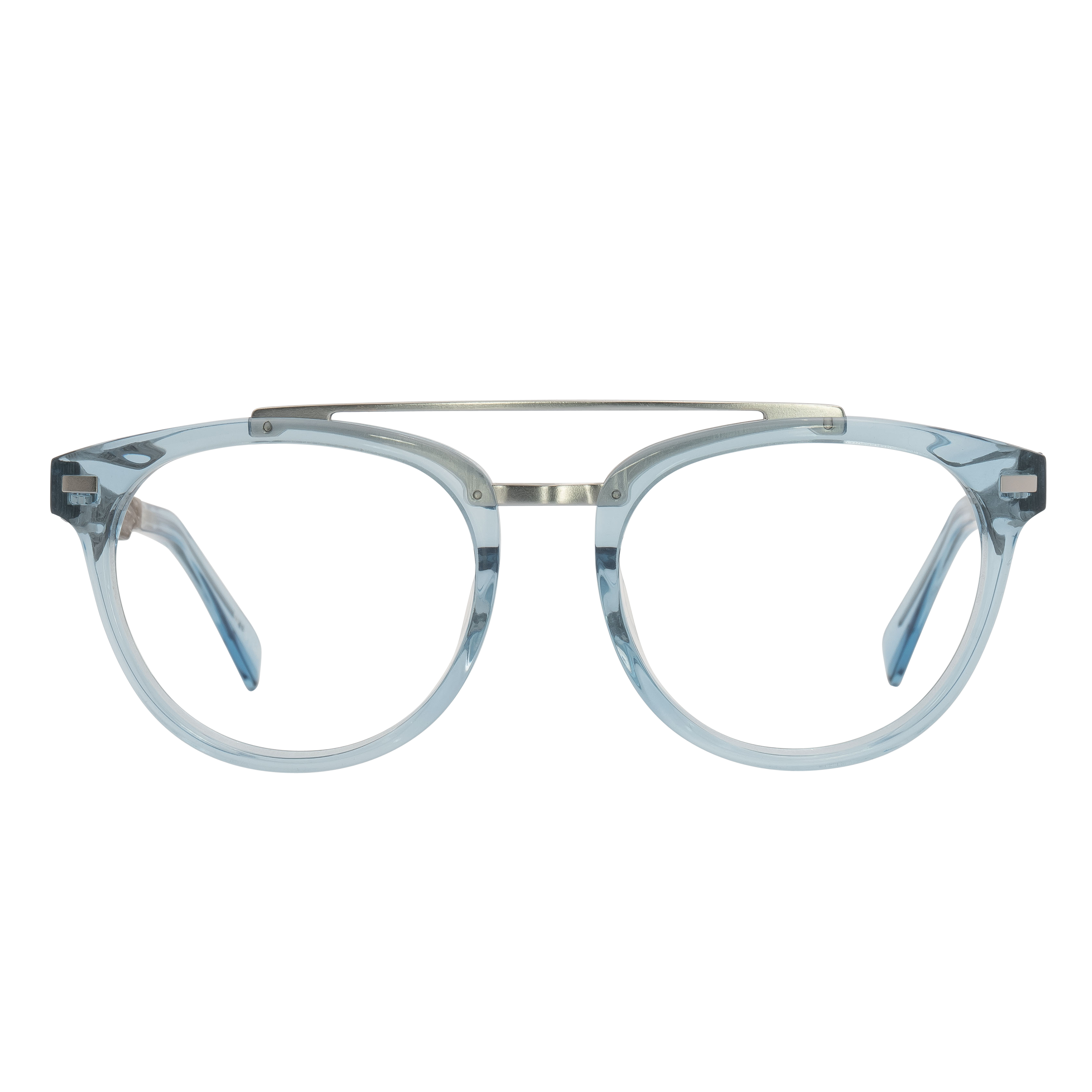 CAPTAIN Frame - Blue Line - Eyeglasses Frame - Johnny Fly Eyewear | #color_blue-line