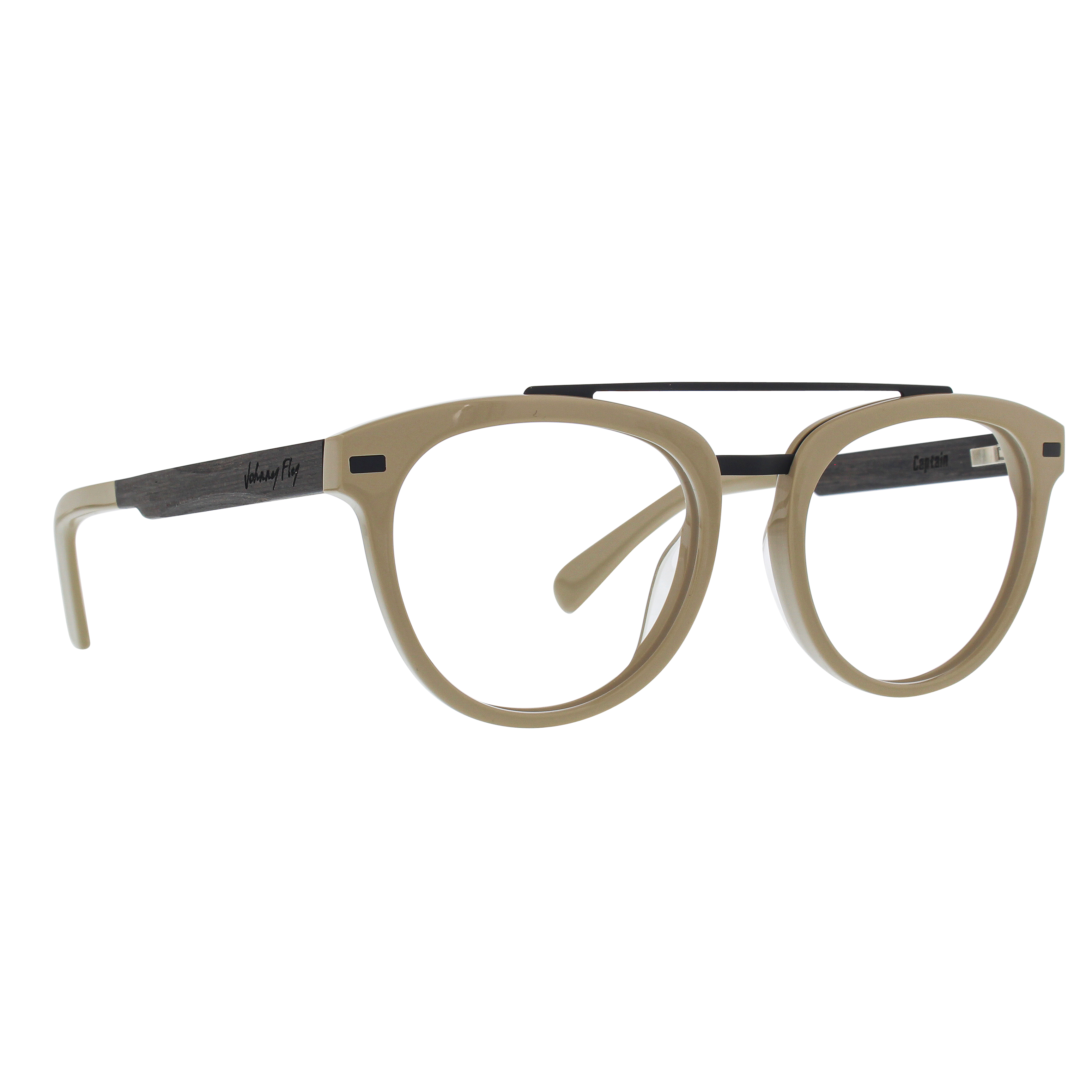 CAPTAIN Frame - Sand - Eyeglasses Frame - Johnny Fly Eyewear #color_sand