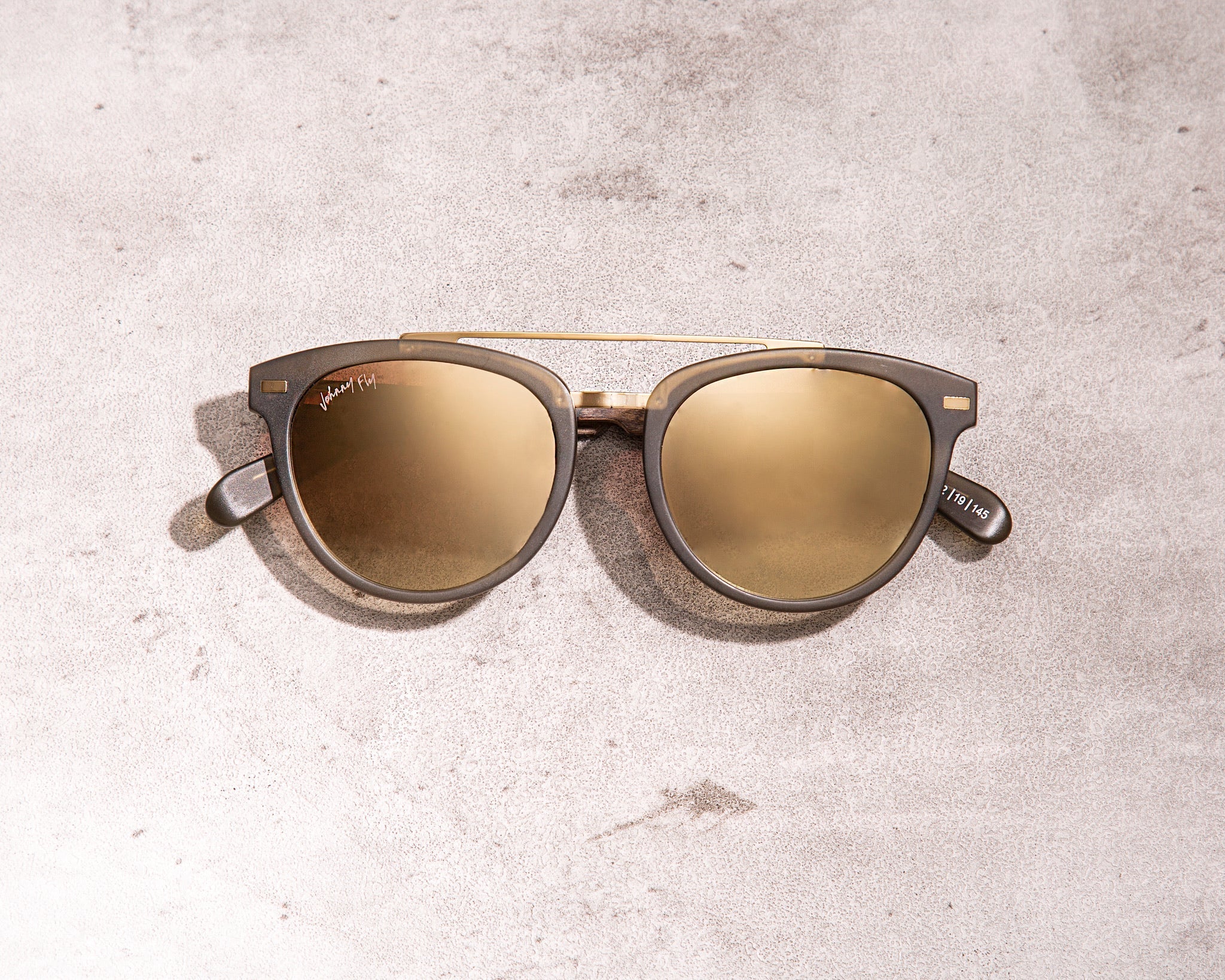 CAPTAIN - sanded olive - Sunglasses - Johnny Fly Eyewear