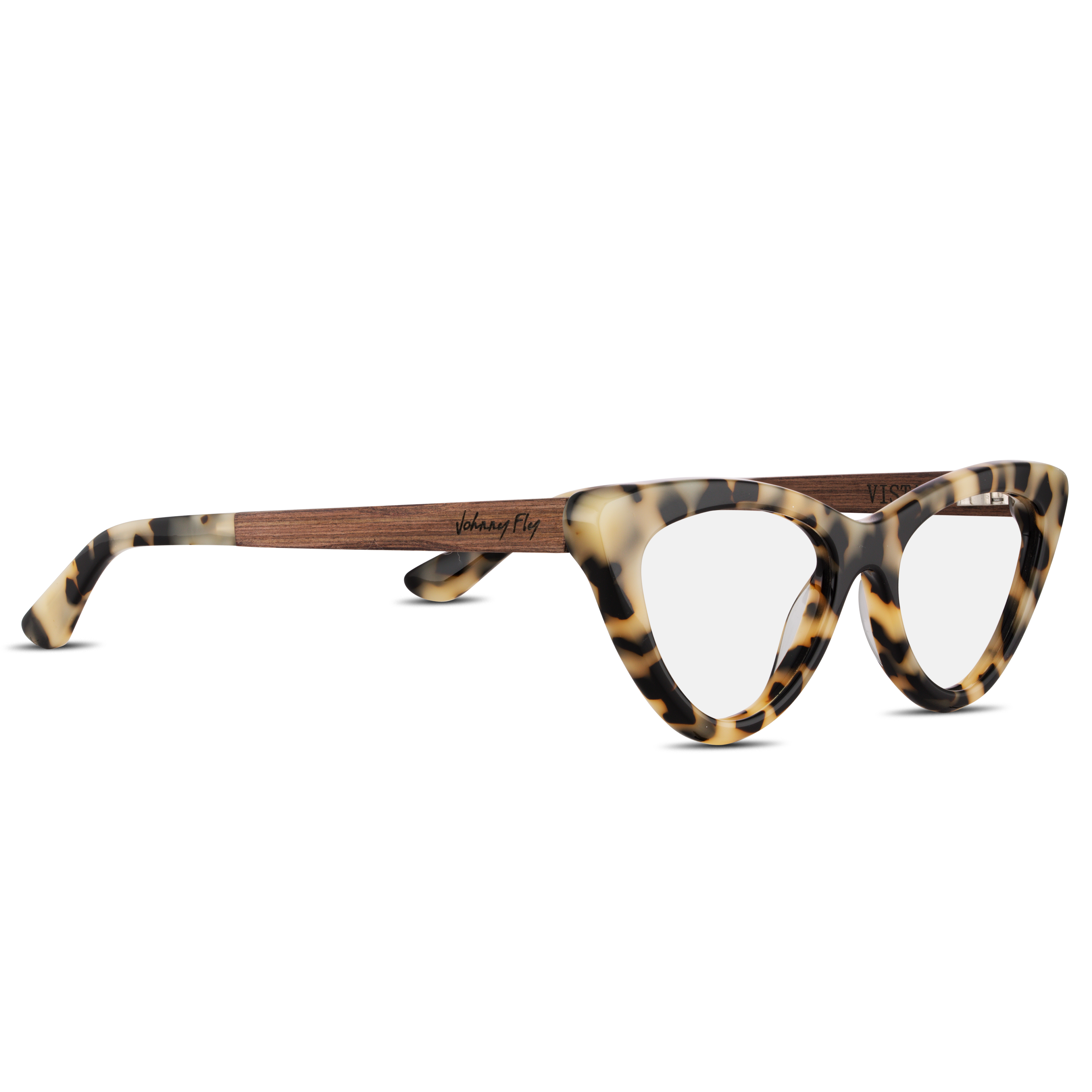 VISTA Frame - White Tortoise - Eyeglasses Frame - Johnny Fly Eyewear | #color_white-tortoise