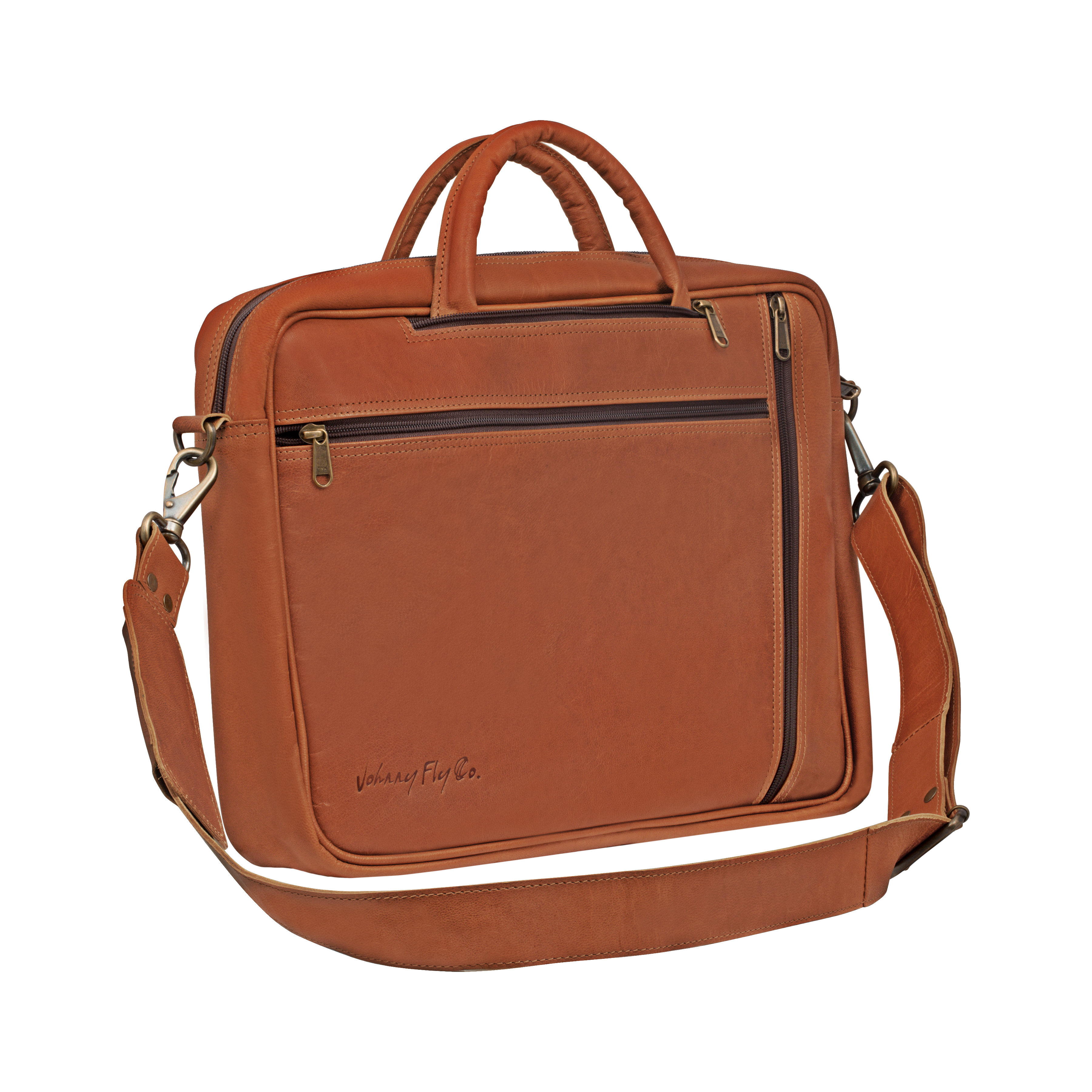 Convertible Backpack Messenger - Johnny Fly - Leather Bags