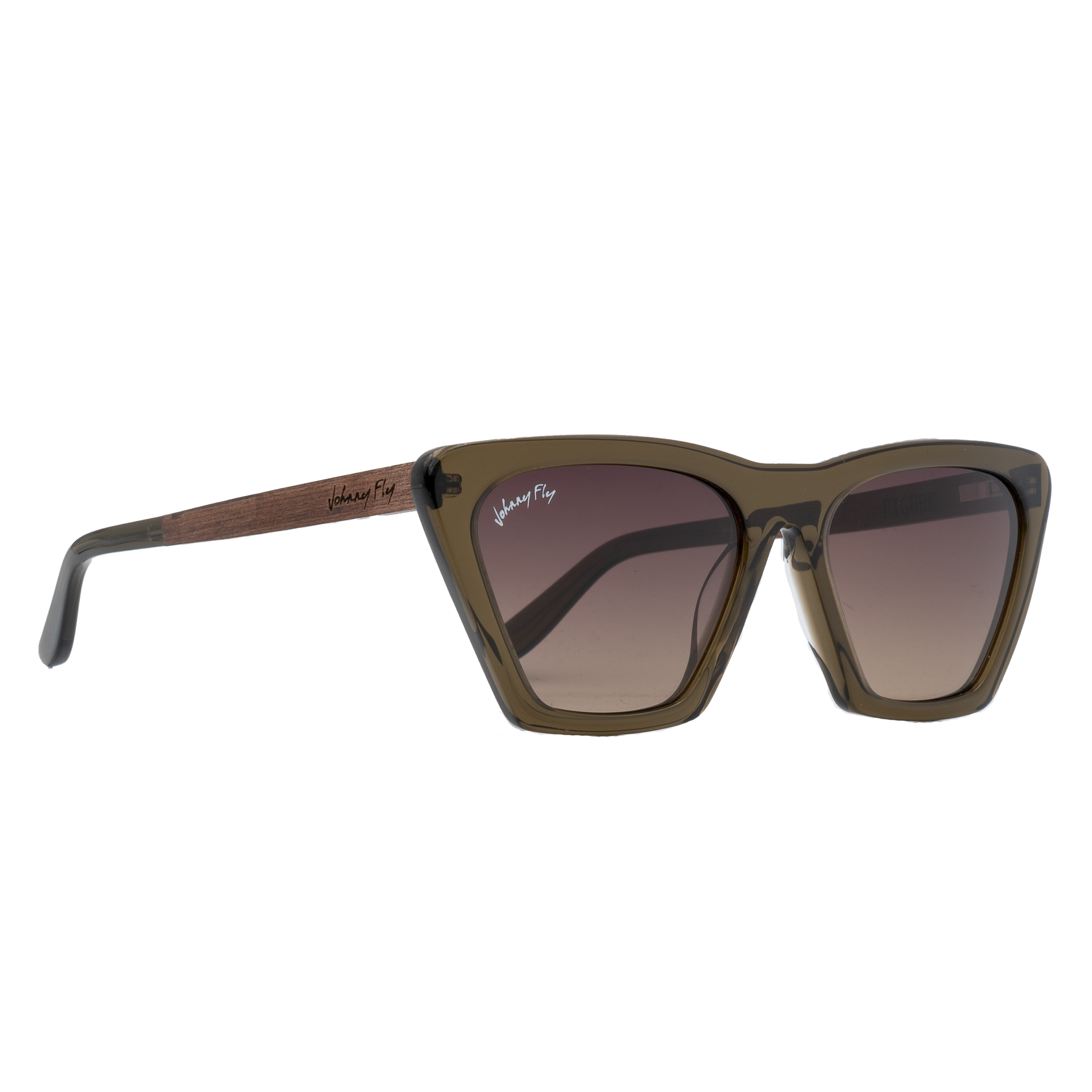 FIGURE - Olive - Sunglasses - Johnny Fly Eyewear | 