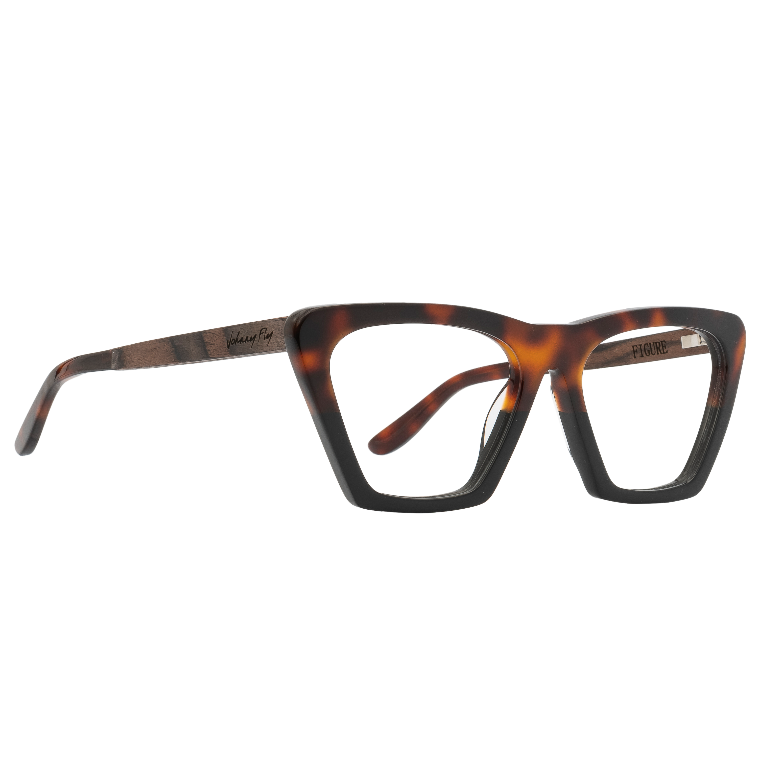 FIGURE BLUGUARD - Split Tortoise - Blue Light Glasses - Johnny Fly Eyewear | 