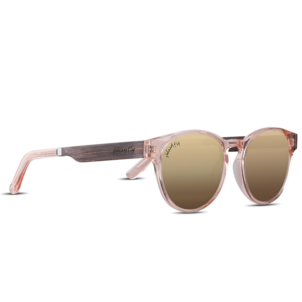 Flight - Johnny Fly - Rose - Gold Gradient Reflect Polarized - Sunglasses | #color_rose