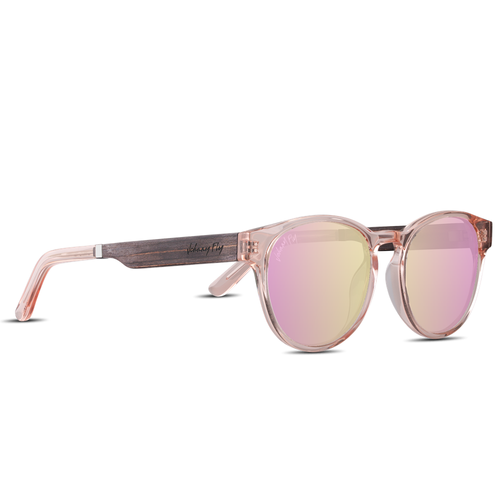 Flight - Johnny Fly - Rosé - Rose Gold Reflect Polarized - Sunglasses | #color_rose