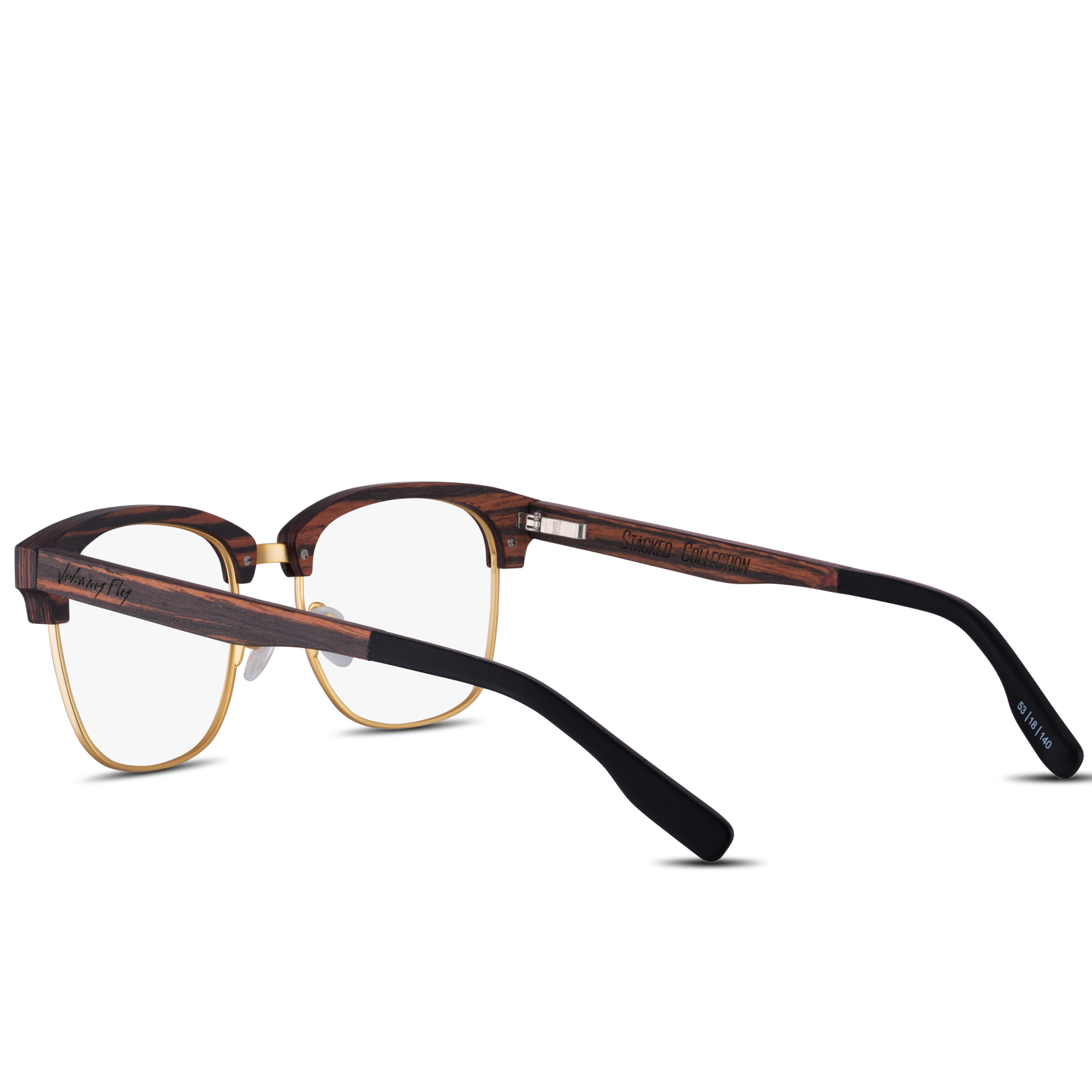 HUGHES BLUGARD - Gold - Blue Light Glasses - Johnny Fly Eyewear #color_gold