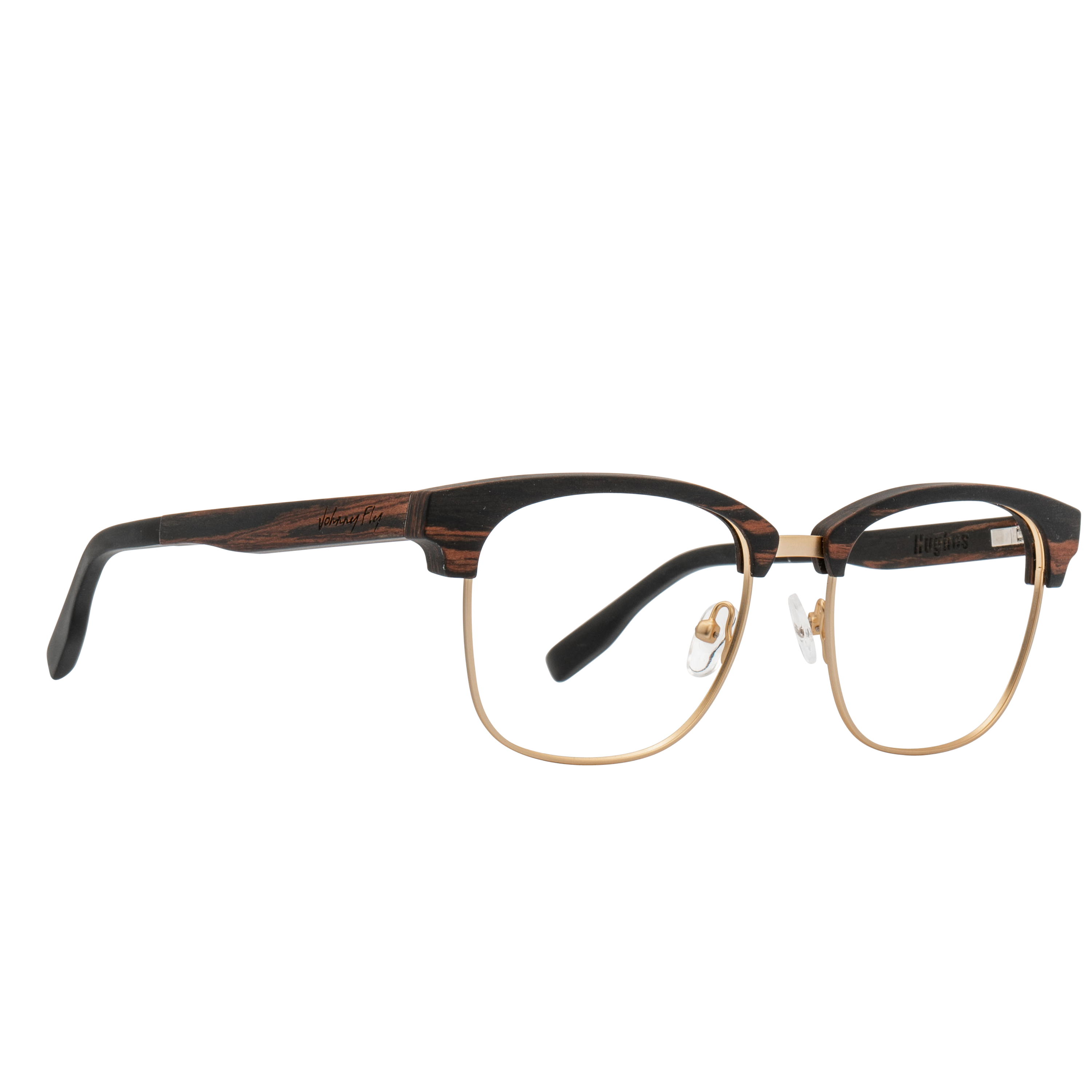 HUGHES Frame - Gold - Eyeglasses Frame - Johnny Fly Eyewear | 