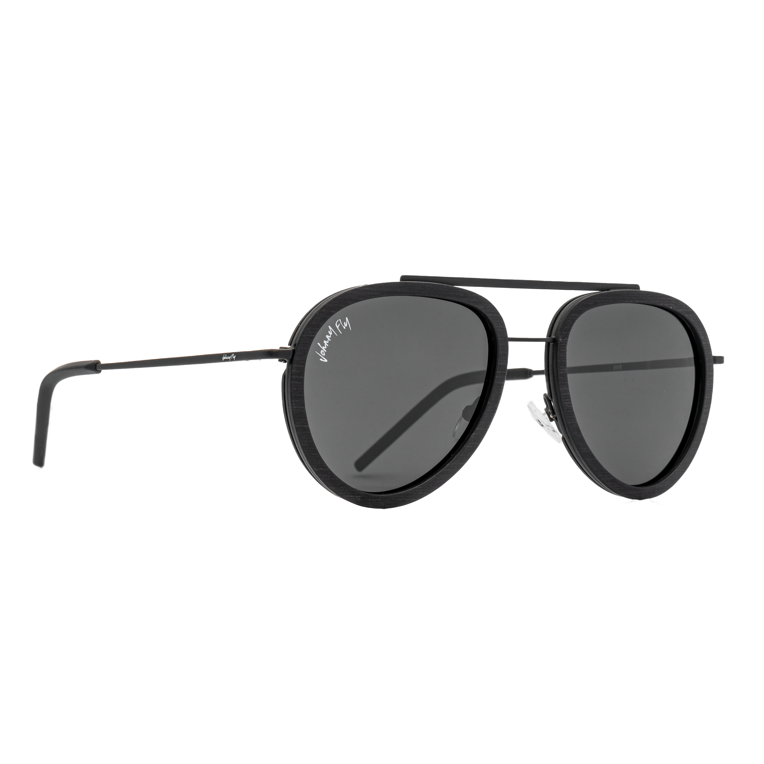 KIRK - Black - Sunglasses - Johnny Fly Eyewear | 