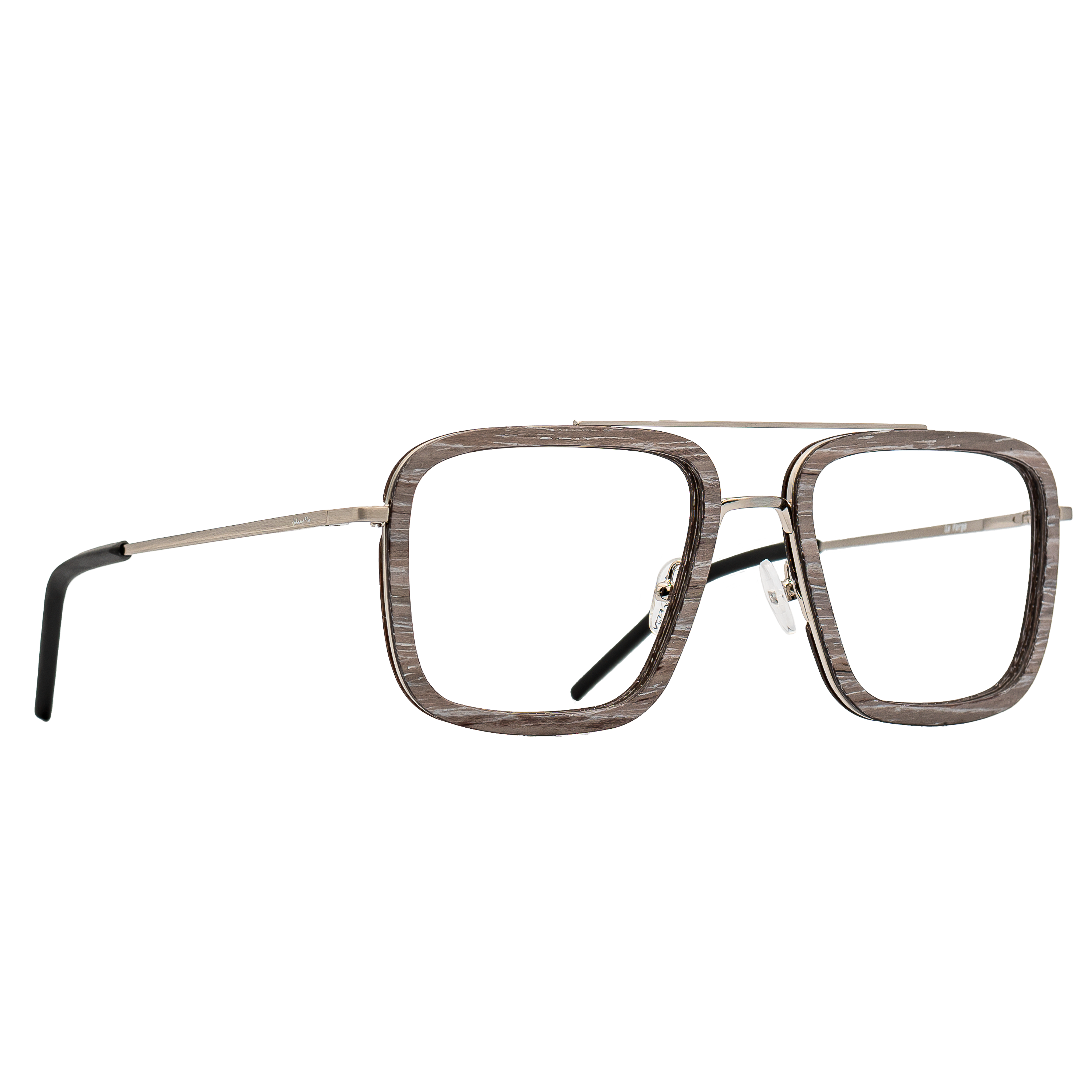 LAFORGE BLUGARD - Brushed Silver - Blue Light Glasses - Johnny Fly Eyewear #color_brushed-silver