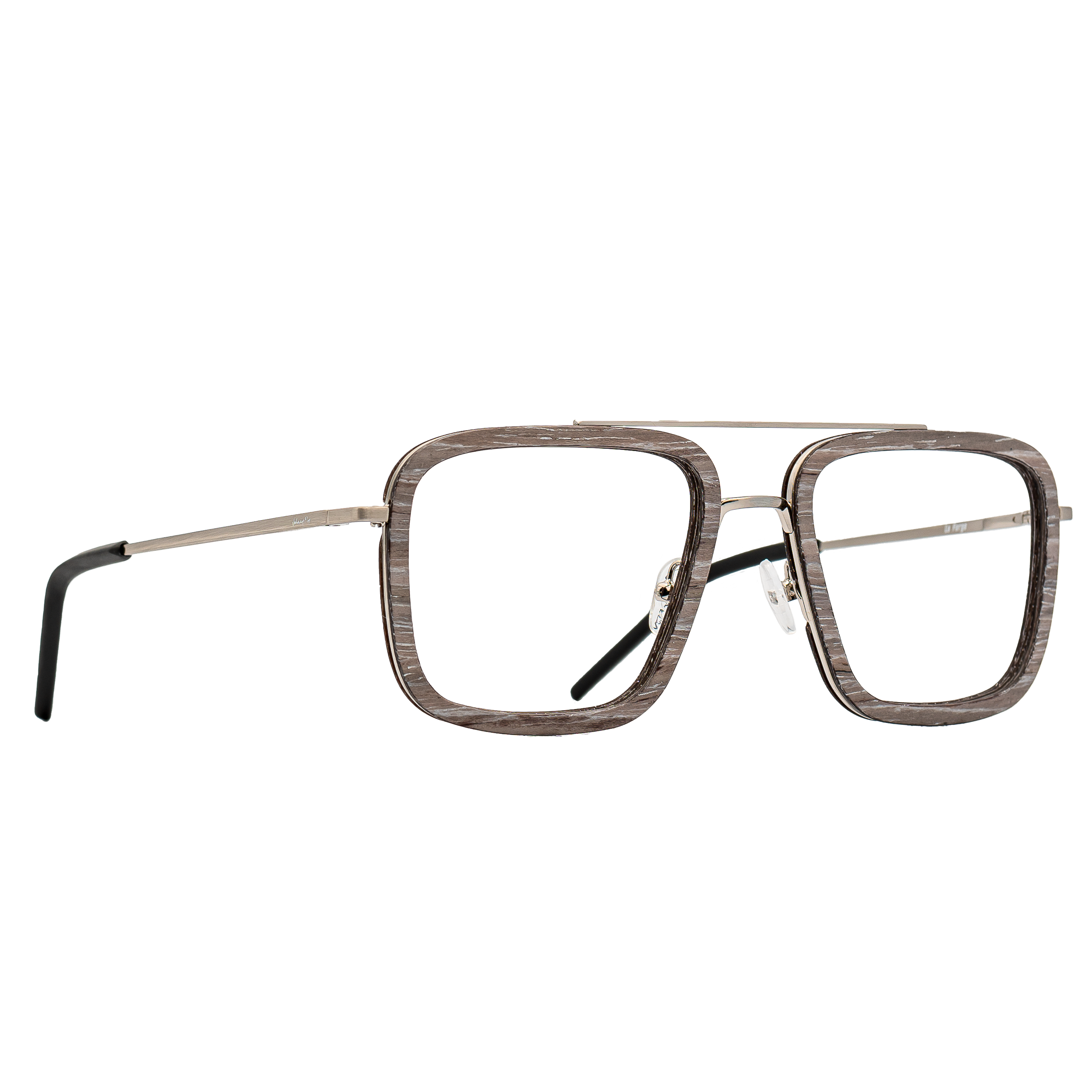 LAFORGE BLUGARD - Brushed Silver - Blue Light Glasses - Johnny Fly Eyewear 