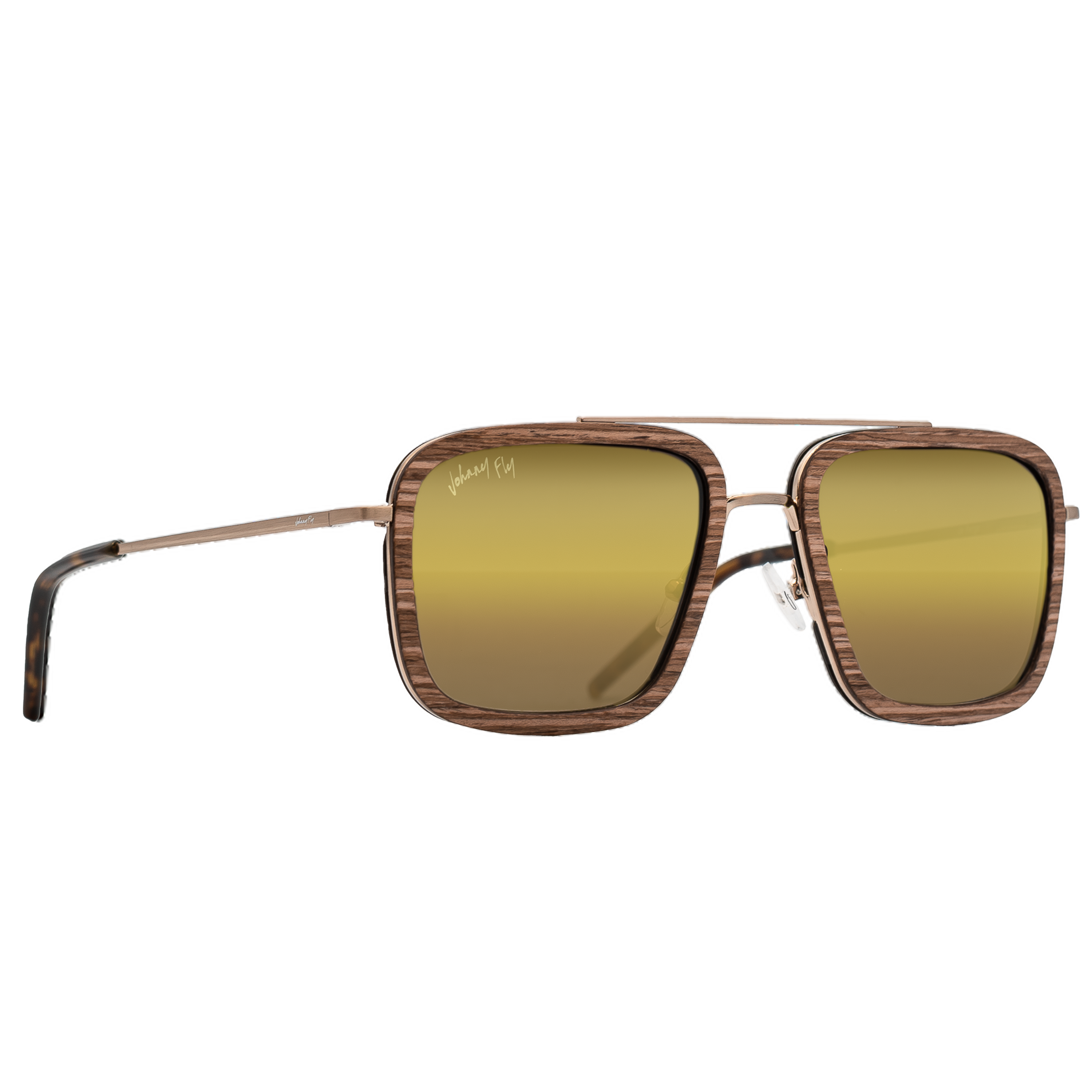 LAFORGE - Brushed Gold - Sunglasses - Johnny Fly Eyewear | #color_brushed-gold