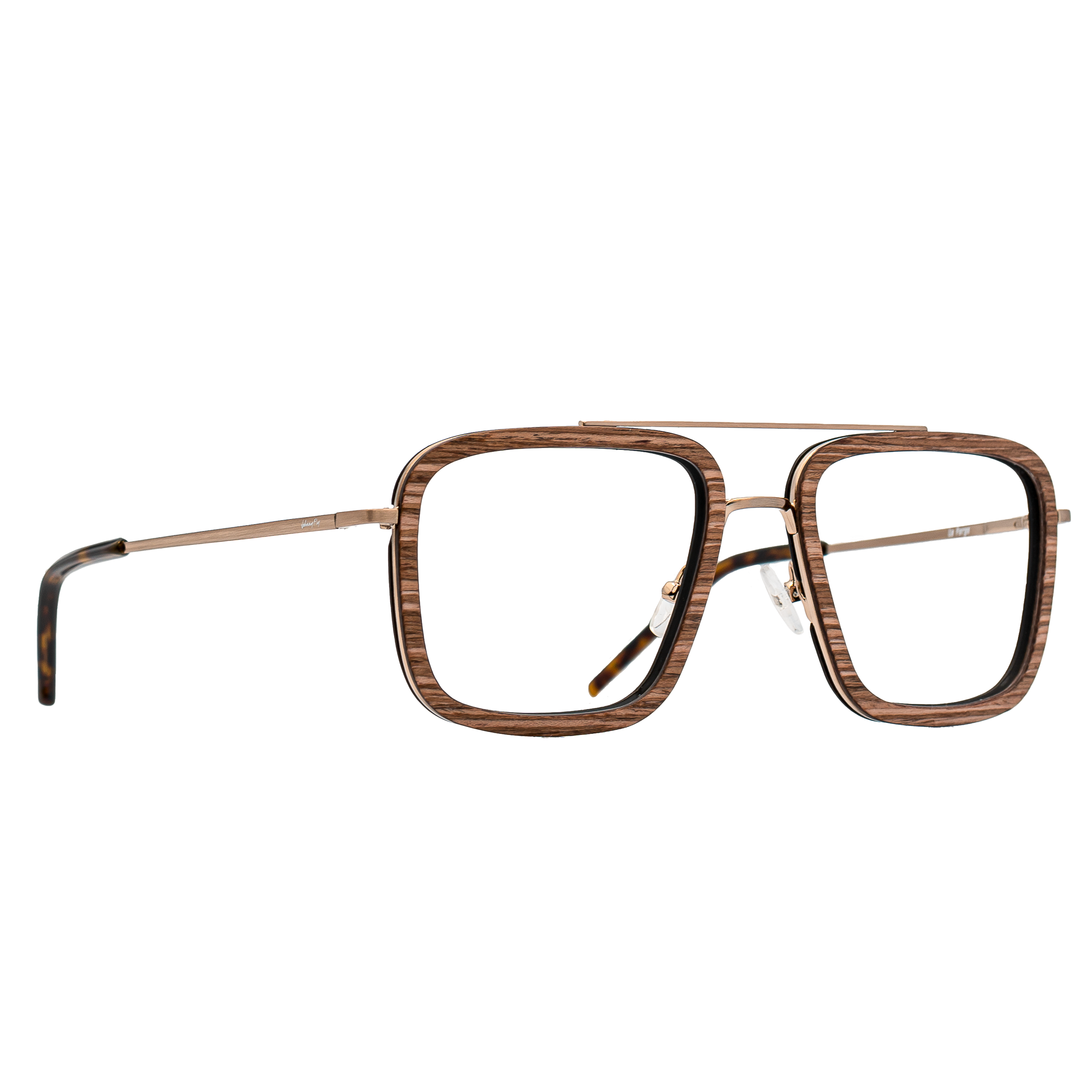 LAFORGE FRAME - Brushed Gold - Eyeglasses Frame - Johnny Fly Eyewear | #color_brushed-gold