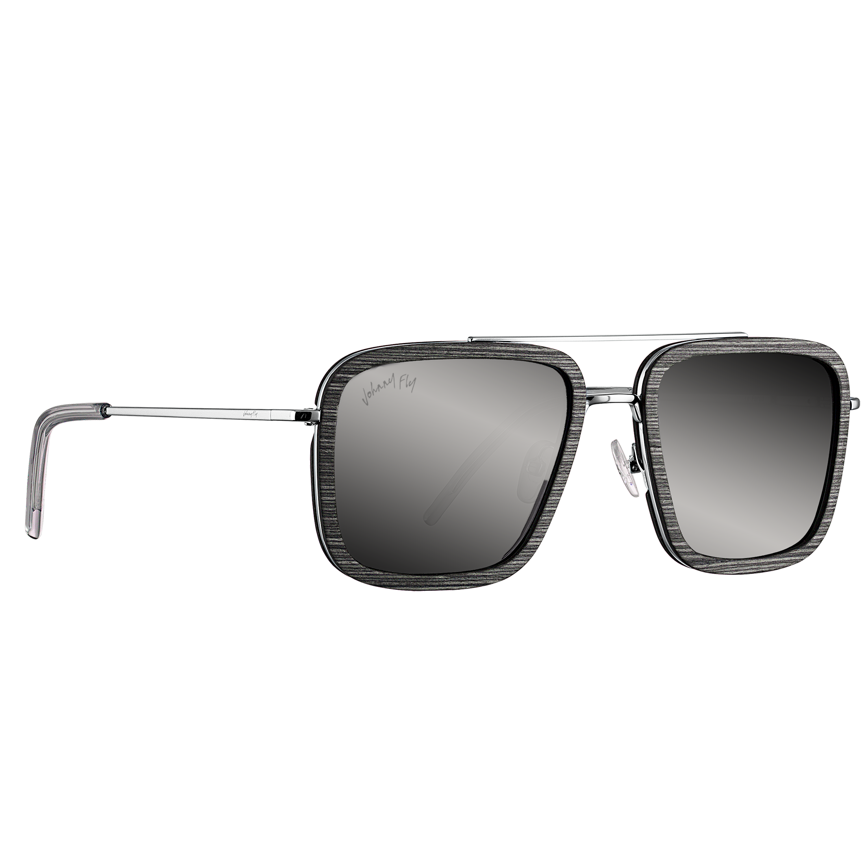 LAFORGE - Polished Nickel - Sunglasses - Johnny Fly Eyewear | #color_polished-nickel
