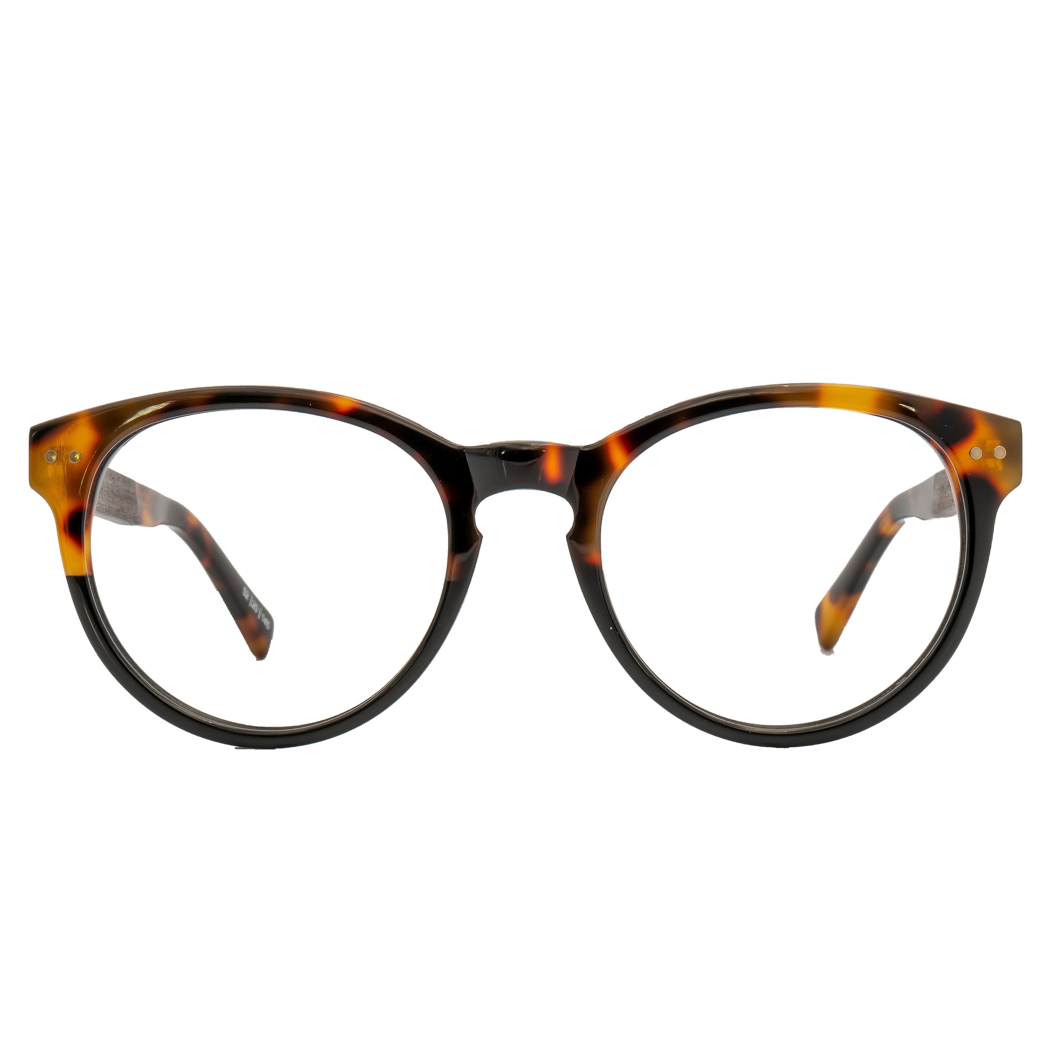 LATITUDE BLUGUARD - Split Gold Tortoise - Blue Light Glasses - Johnny Fly Eyewear 