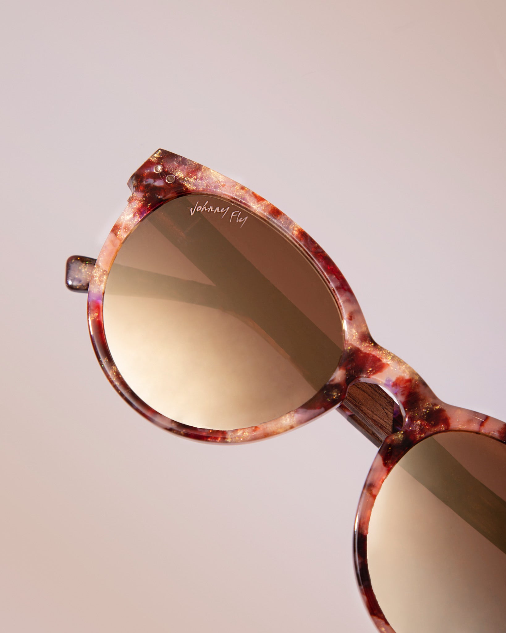 Johnny Fly Latitude - Nebula Nebula / Gold Gradient Reflect Polarized Cosmic Collection