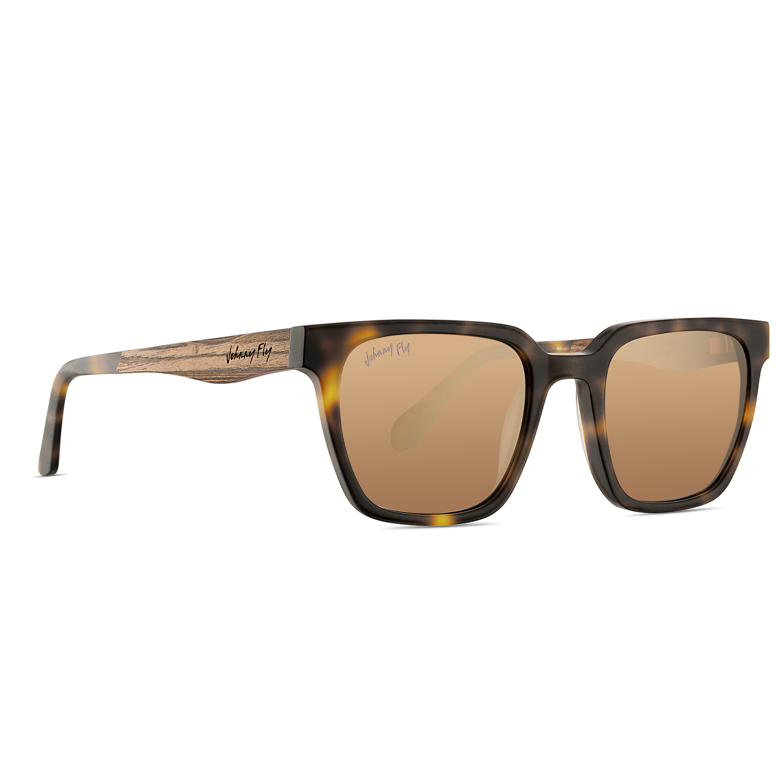 LONGITUDE - Matte Classic Tortoise - Sunglasses - Johnny Fly Eyewear | 