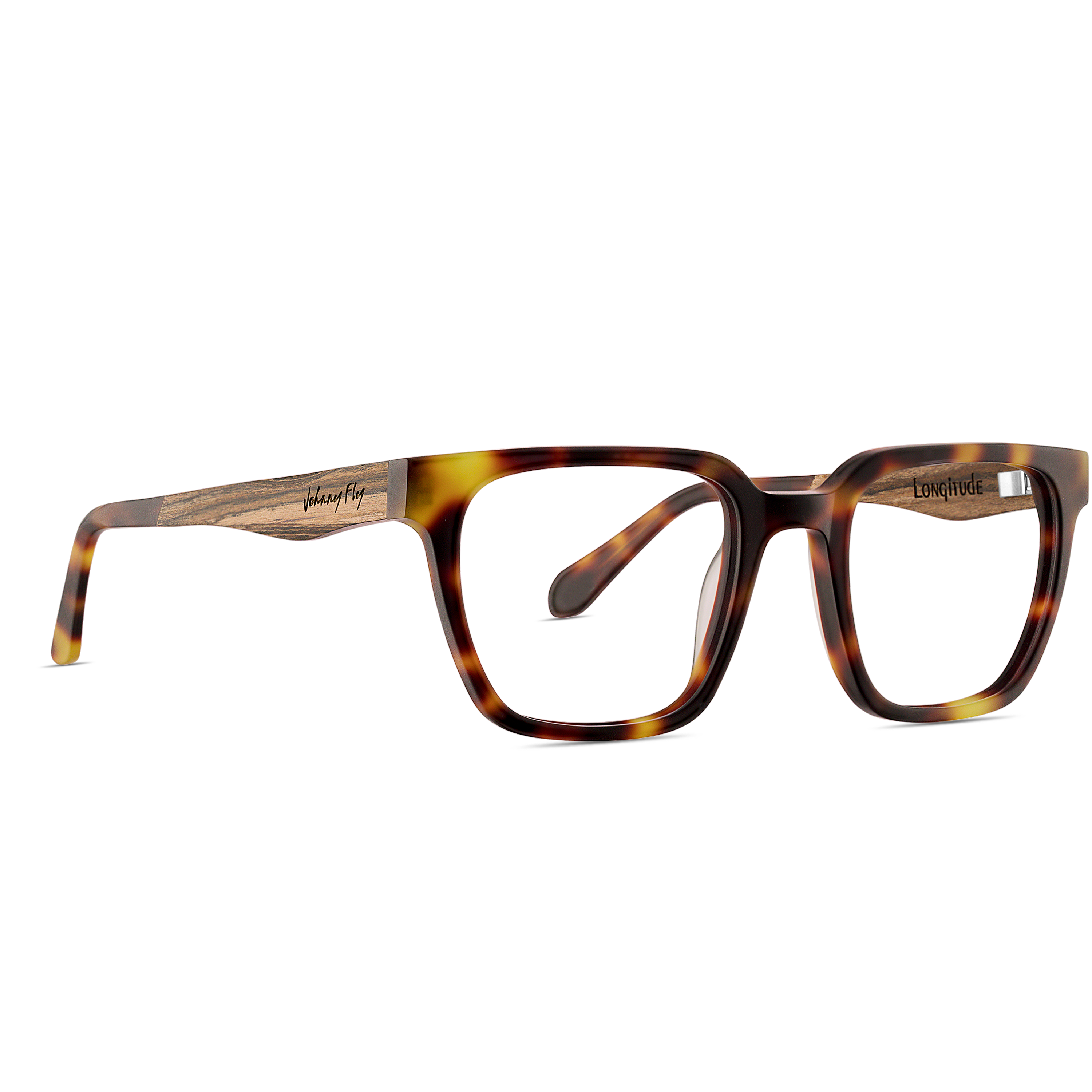 LONGITUDE FRAME  - Matte Classic Tortoise - Eyeglasses Frame - Johnny Fly Eyewear | 