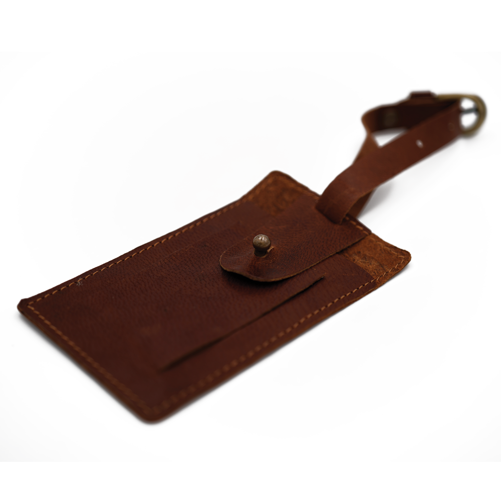 Luggage Tag - Johnny Fly - Leather Bags