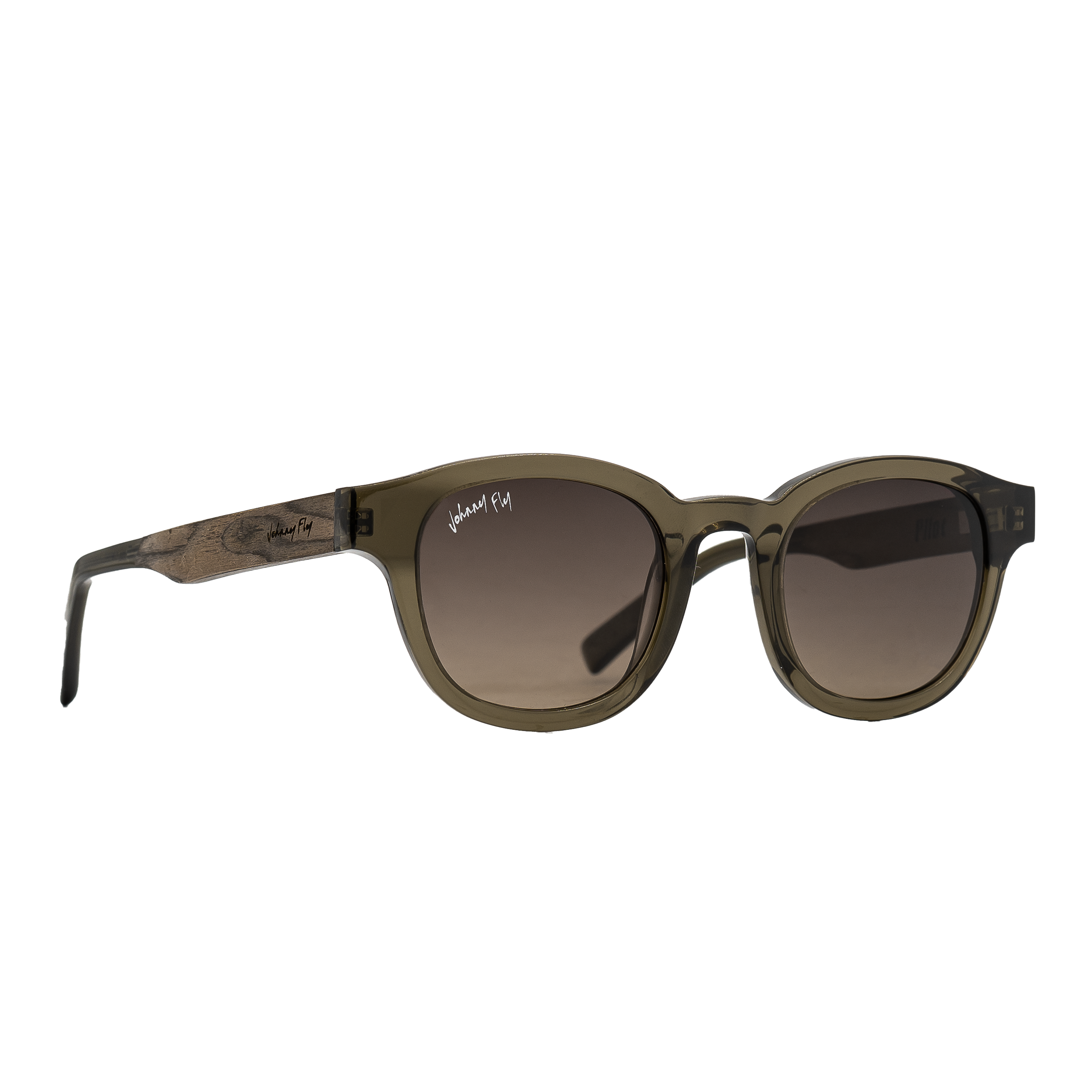 PILOT - Olive - Sunglasses - Johnny Fly Eyewear | #color_olive