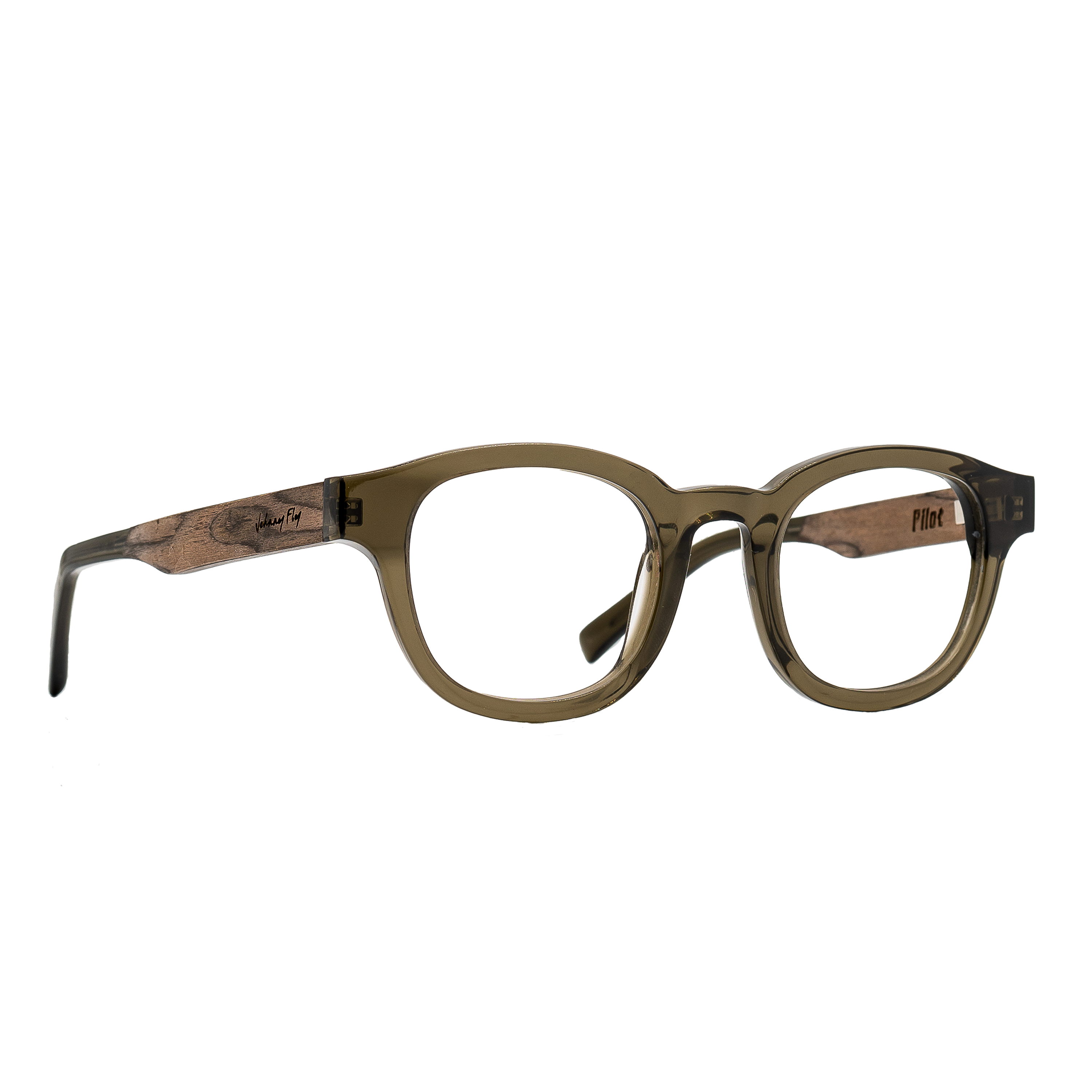 PILOT FRAME - Olive - Eyeglasses Frame - Johnny Fly Eyewear | #color_olive