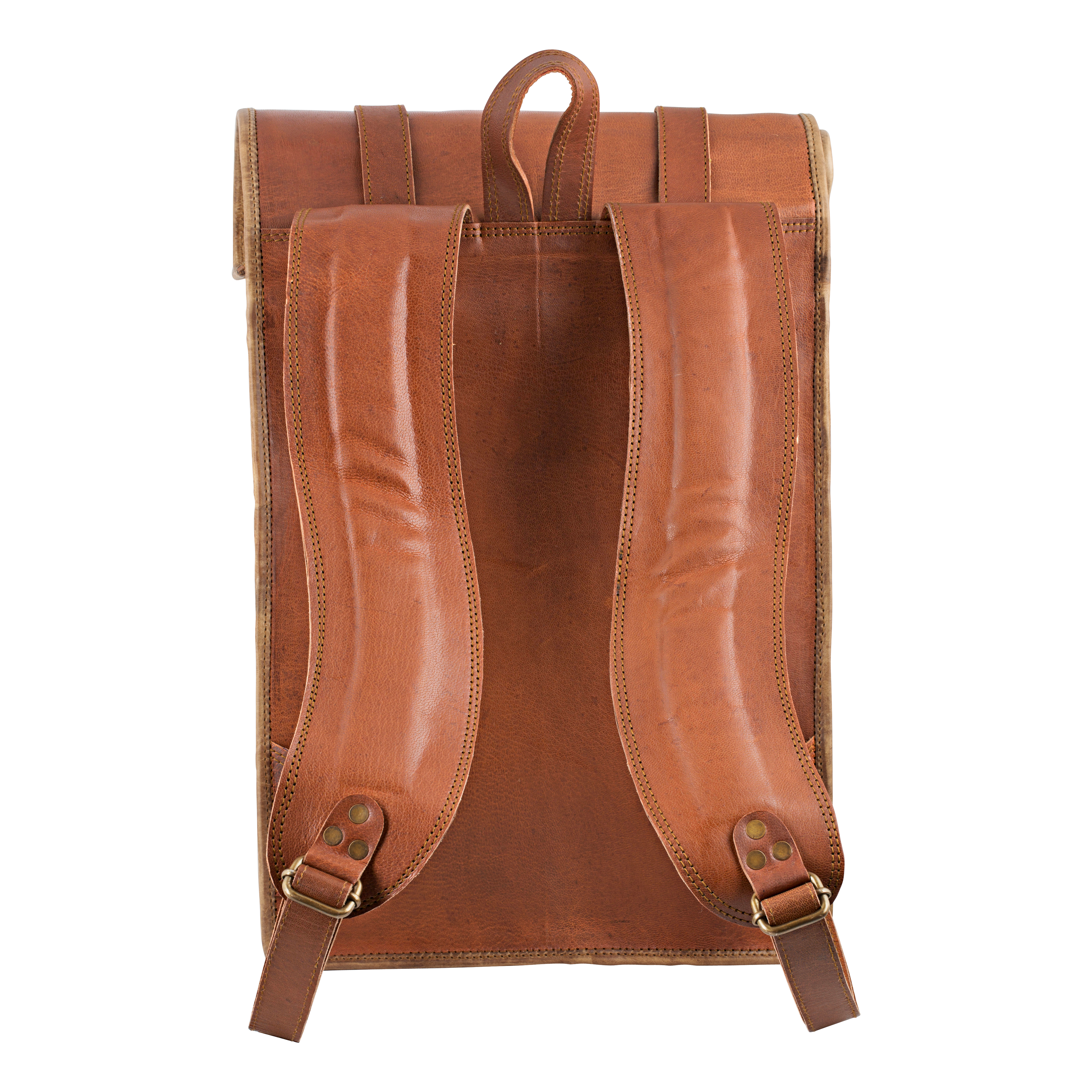 Rolltop Backpack - Johnny Fly - Leather Bags