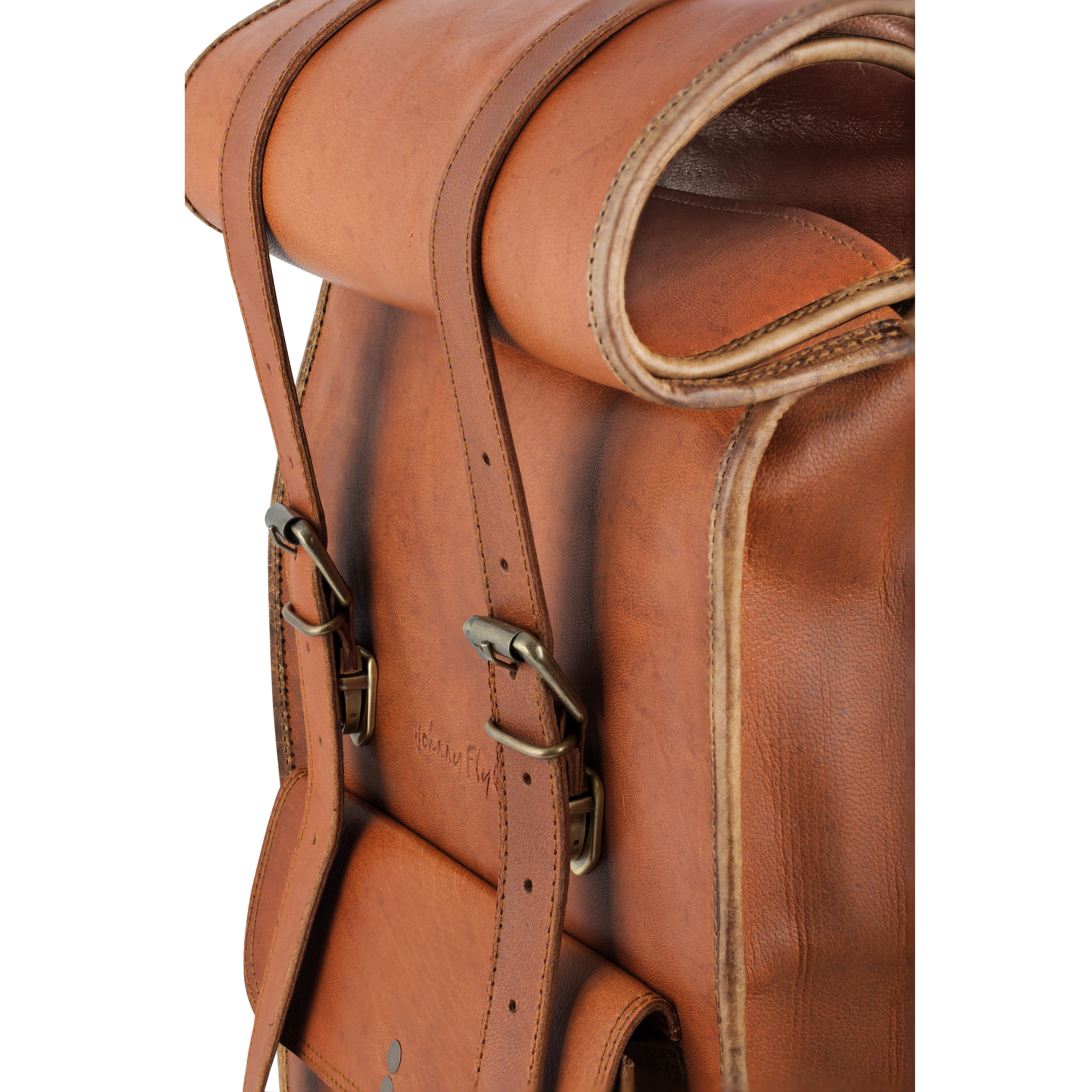 Rolltop Backpack - Johnny Fly - Leather Bags