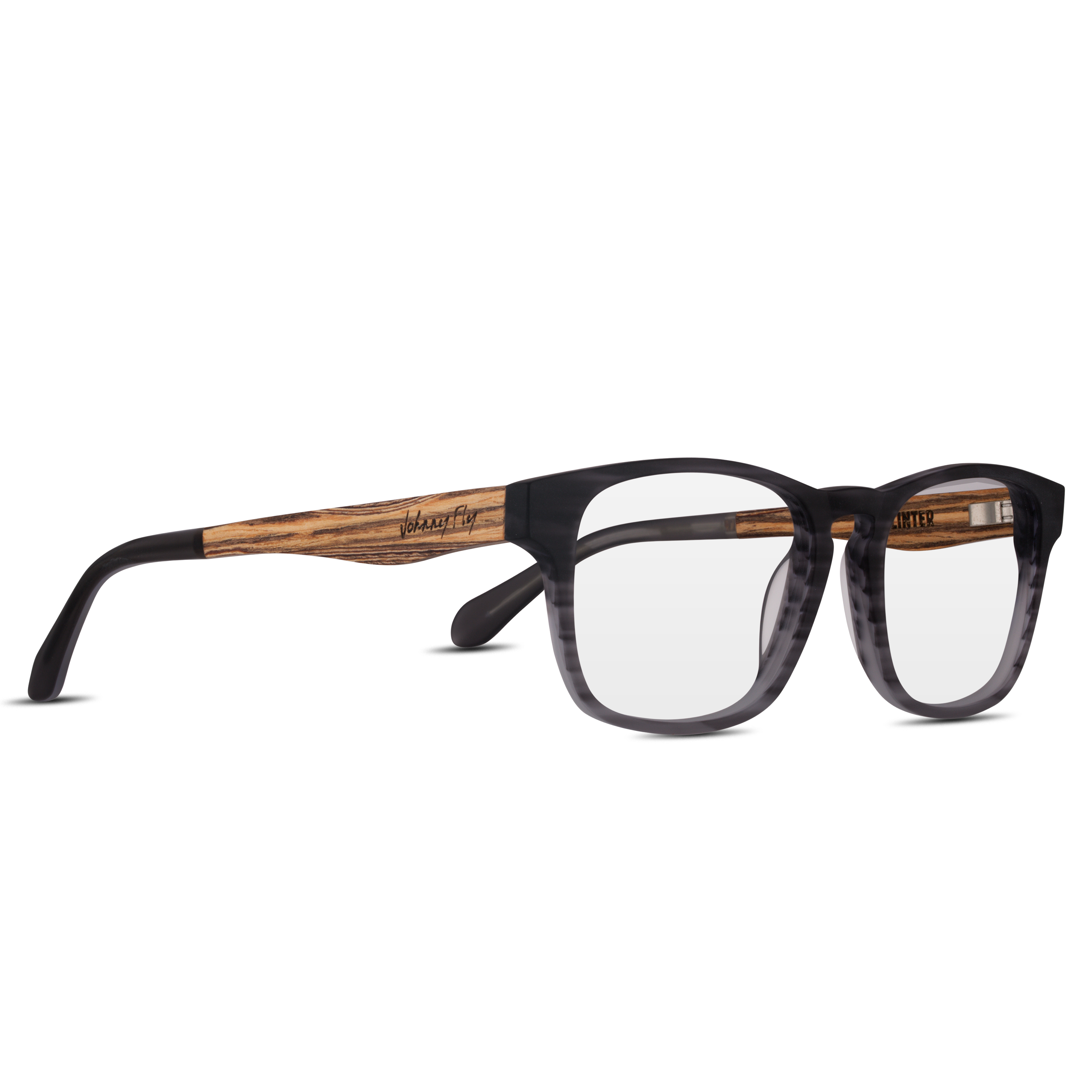 SPLINTER BLUGUARD - Marble Grey - Blue Light Glasses - Johnny Fly Eyewear #color_marble-grey