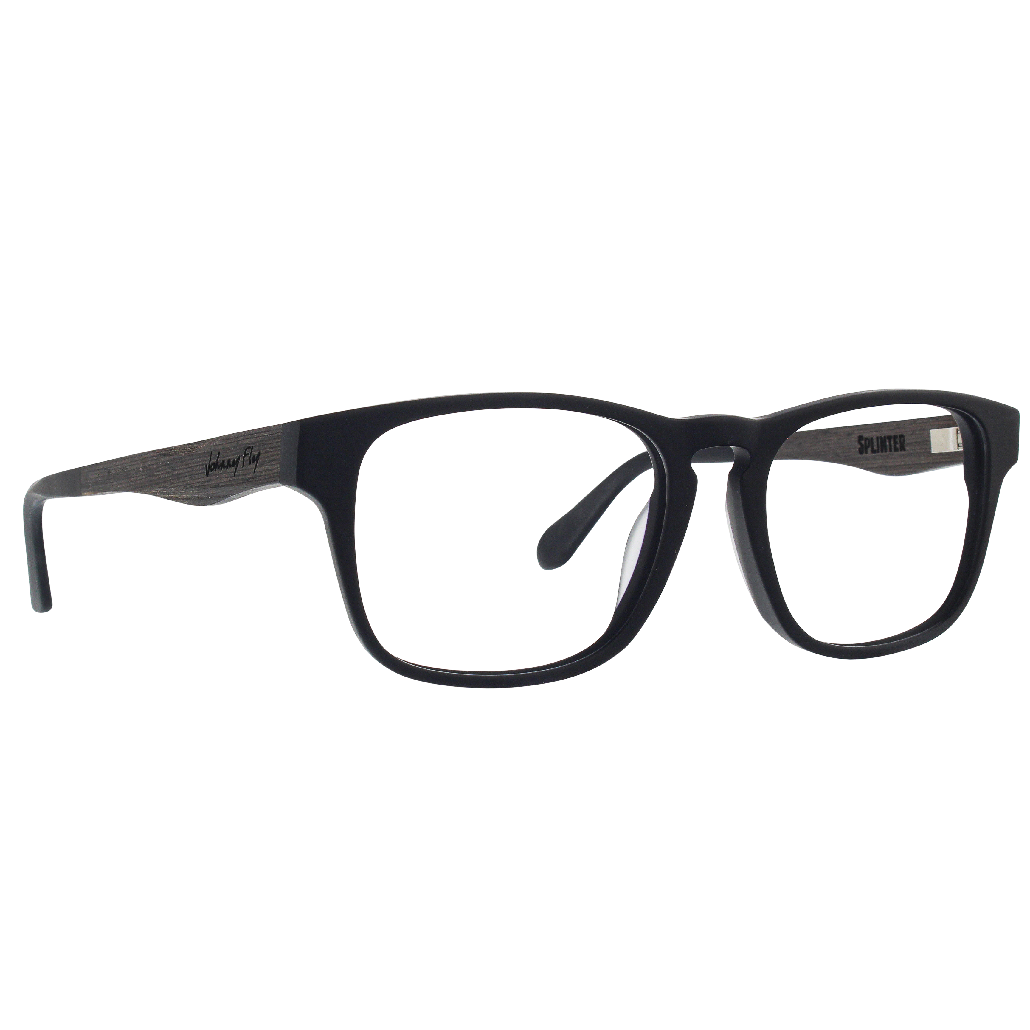 SPLINTER Frame - Matte Black - Eyeglasses Frame - Johnny Fly Eyewear | 