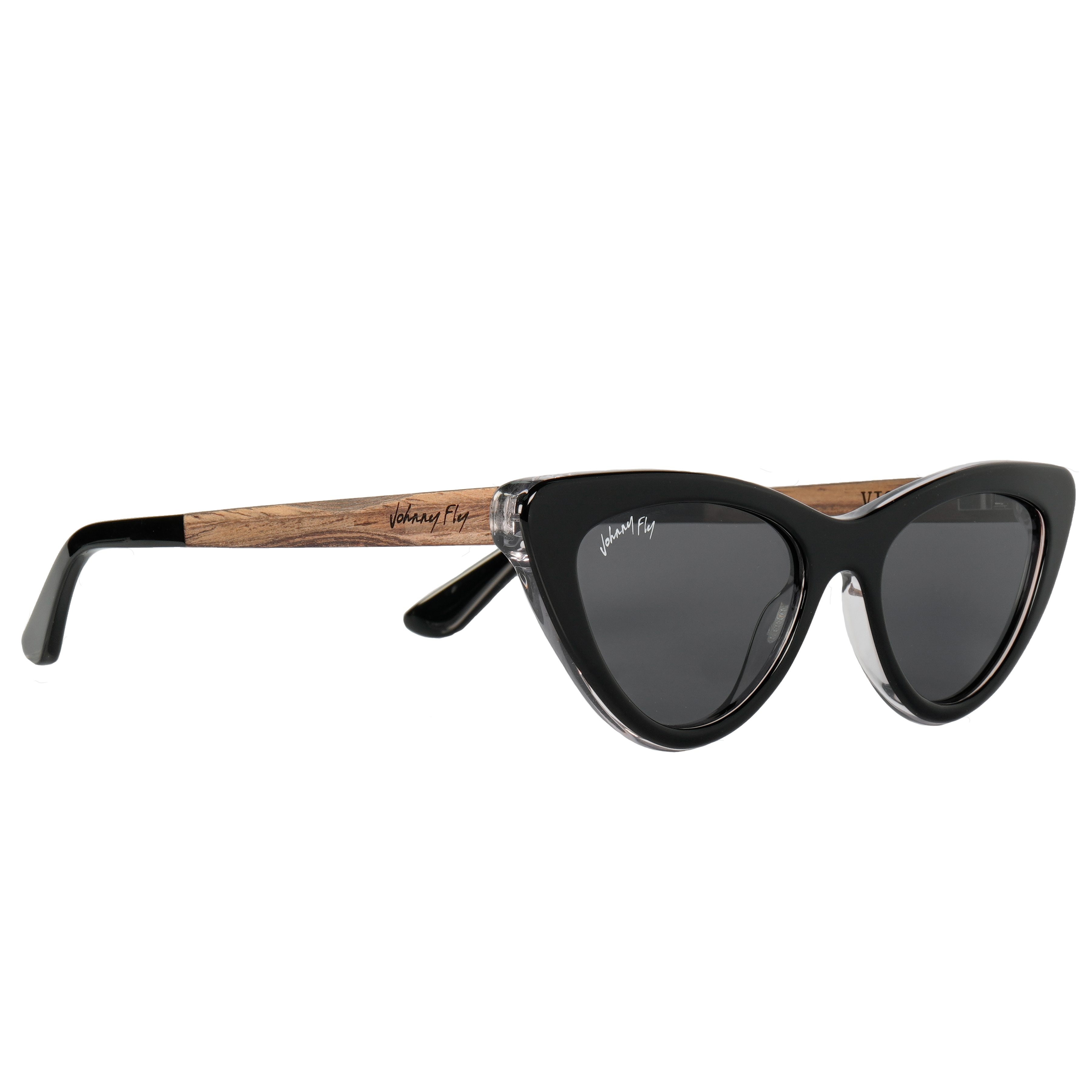 VISTA - Black Crystal - Sunglasses - Johnny Fly Eyewear | 