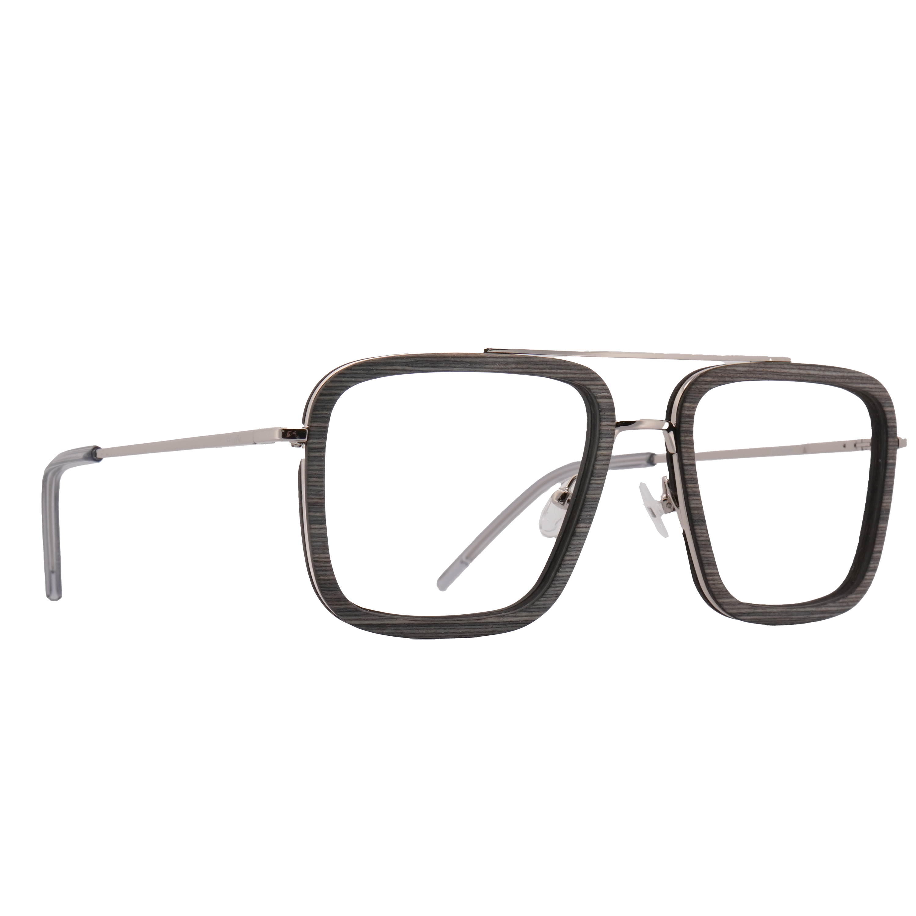 LAFORGE FRAME - Polished Nickel - Eyeglasses Frame - Johnny Fly Eyewear | 