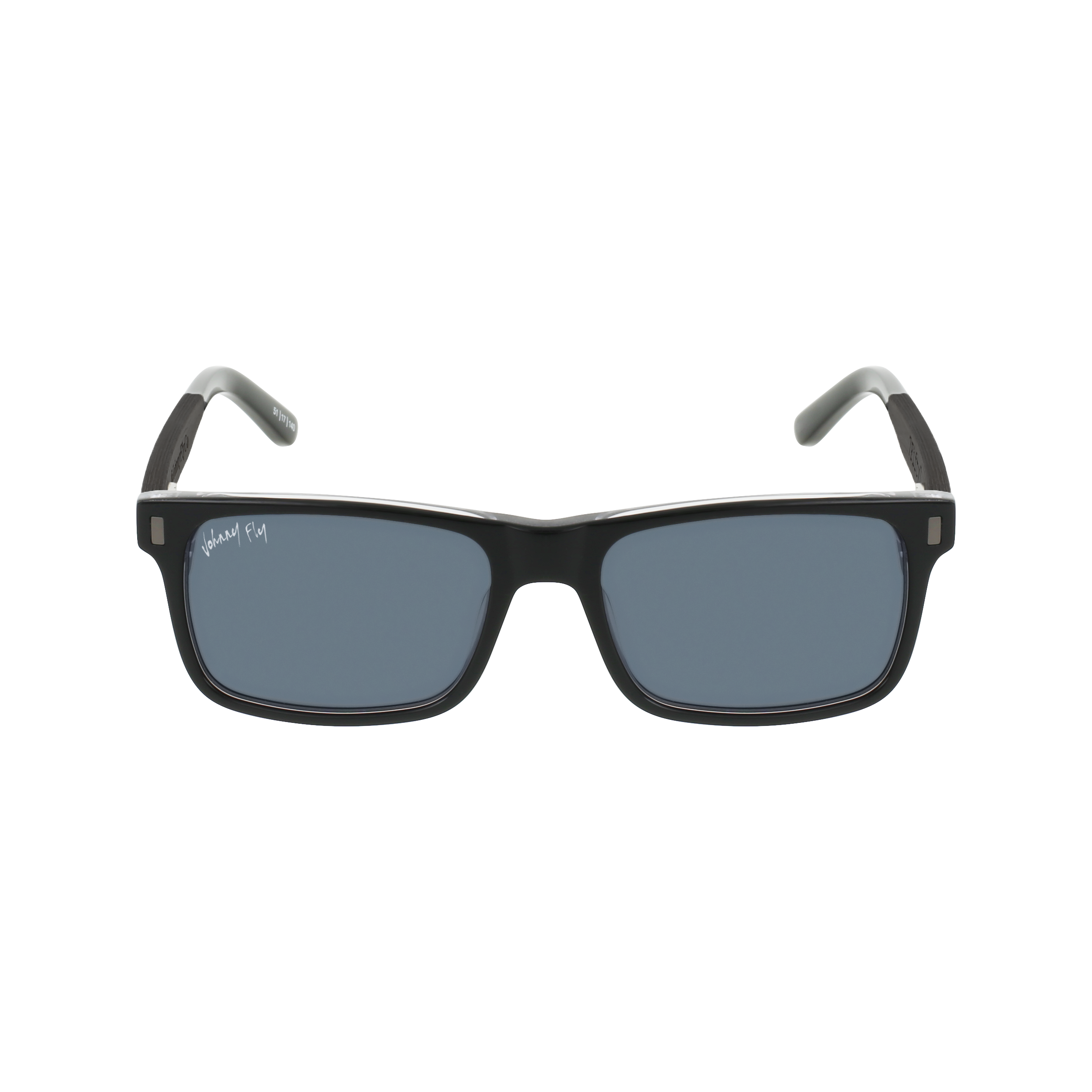 7FIFTY7 Sunglasses Frame - Black Crystal- Johnny Fly | 757-BCRY-POL-SMK-WAL | | #color_black-crystal