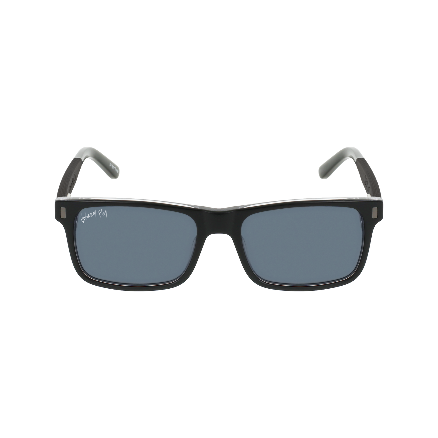 7FIFTY7 Sunglasses Frame - Black Crystal- Johnny Fly | 757-BCRY-POL-SMK-WAL | | #color_black-crystal