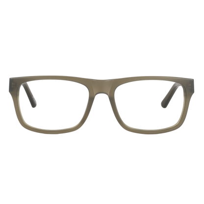 7Thirty7 737 SANDED OLIVE square large fit wide Eyeglasses Prescription by Johnny Fly | Handcrafted with Acetate and Wood  #color_sanded-olive