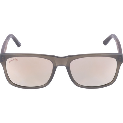 7Thirty7 737 SANDED OLIVE square large fit wide Gold Gradient Mirrored Polarized Sunglasses by Johnny Fly | Handcrafted with Acetate and Wood  #color_sanded-olive