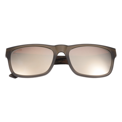 7Thirty7 737 SANDED OLIVE square large fit wide Gold Gradient Mirrored Polarized Sunglasses by Johnny Fly | Handcrafted with Acetate and Wood  #color_sanded-olive