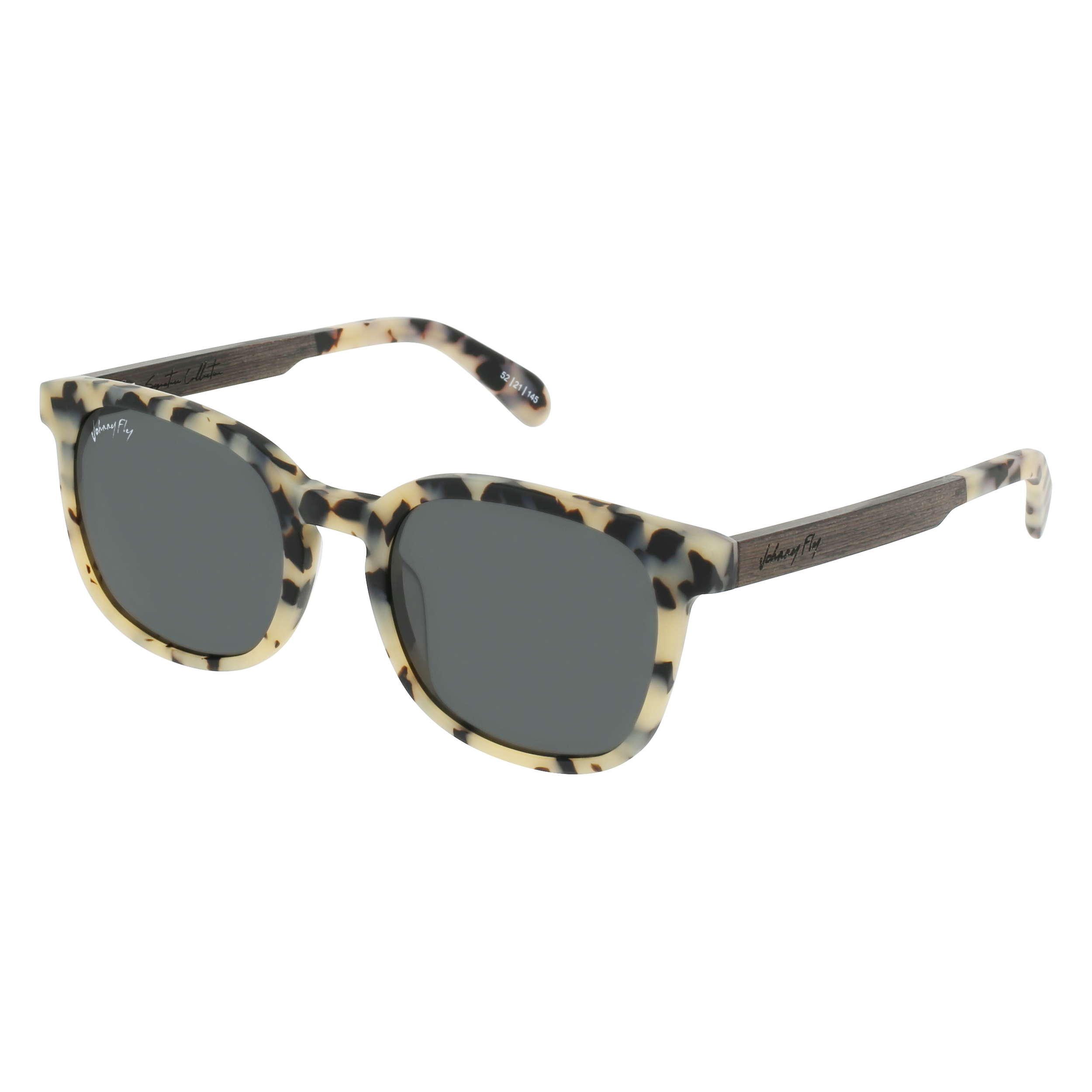 ALTITUDE - Matte White Tortoise - Sunglasses - Johnny Fly Eyewear | 