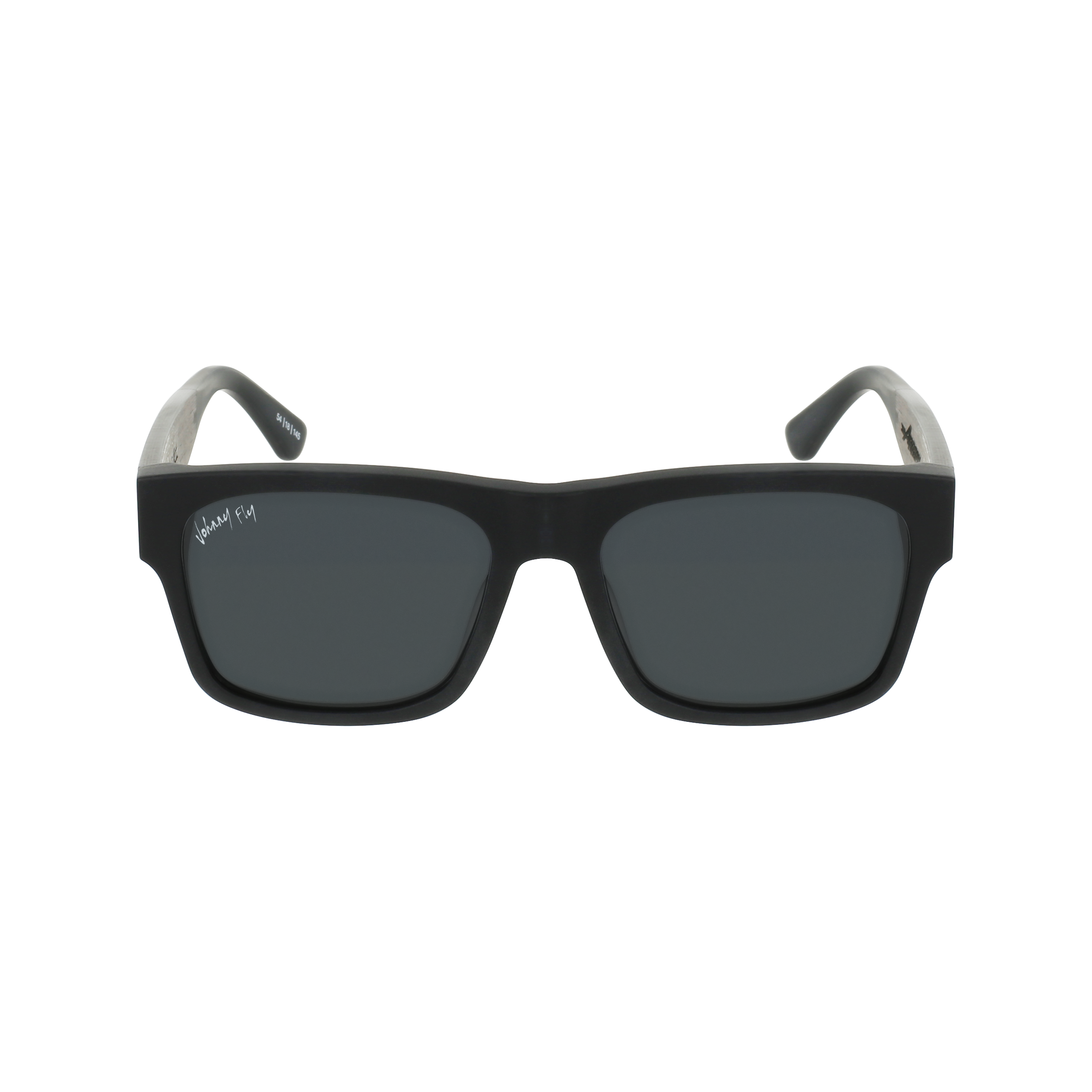 ARROW - Matte Black - Sunglasses - Johnny Fly Eyewear | 