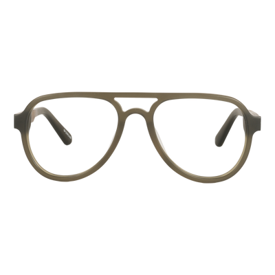 Apache SANDED OLIVE Retro Aviator Prescription Eyeglasses by Johnny Fly | Handcrafted with Acetate and Wood  #color_sanded-olive