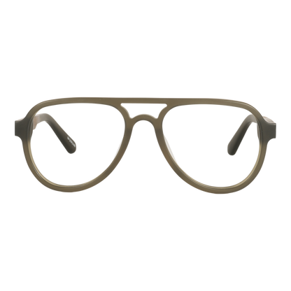 Apache SANDED OLIVE Retro Aviator Prescription Eyeglasses by Johnny Fly | Handcrafted with Acetate and Wood  #color_sanded-olive