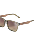 Branch Wooden Polarized Sunglasses by Johnny Fly -Right Angle - Olive
 